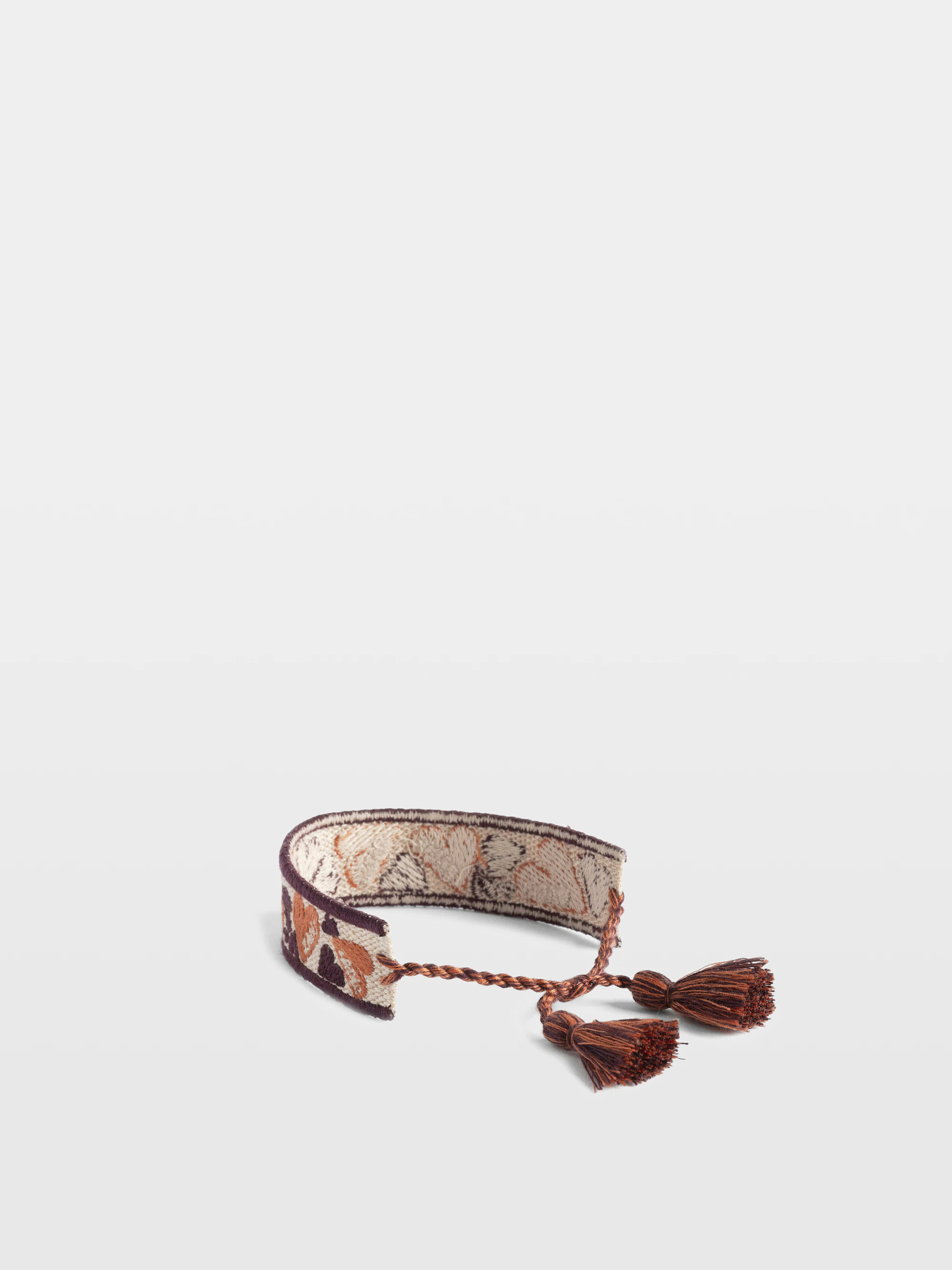Zadig Woven Heart Bracelet