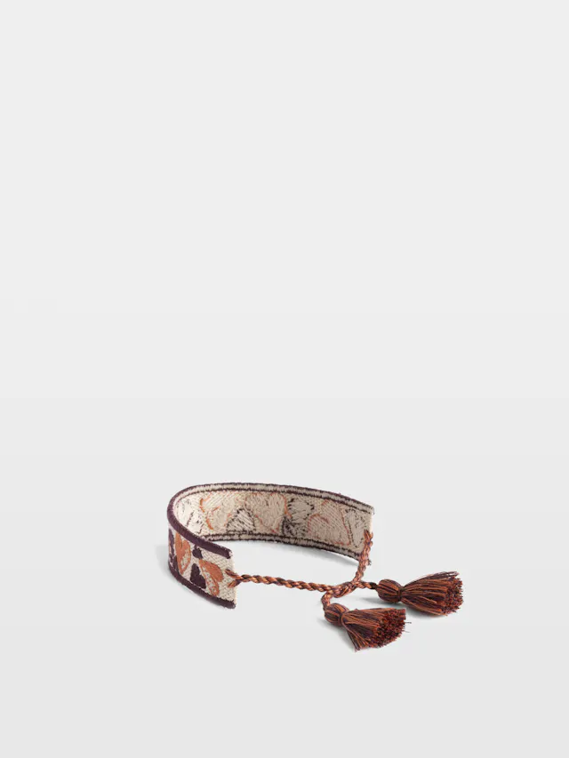 Zadig Woven Heart Bracelet