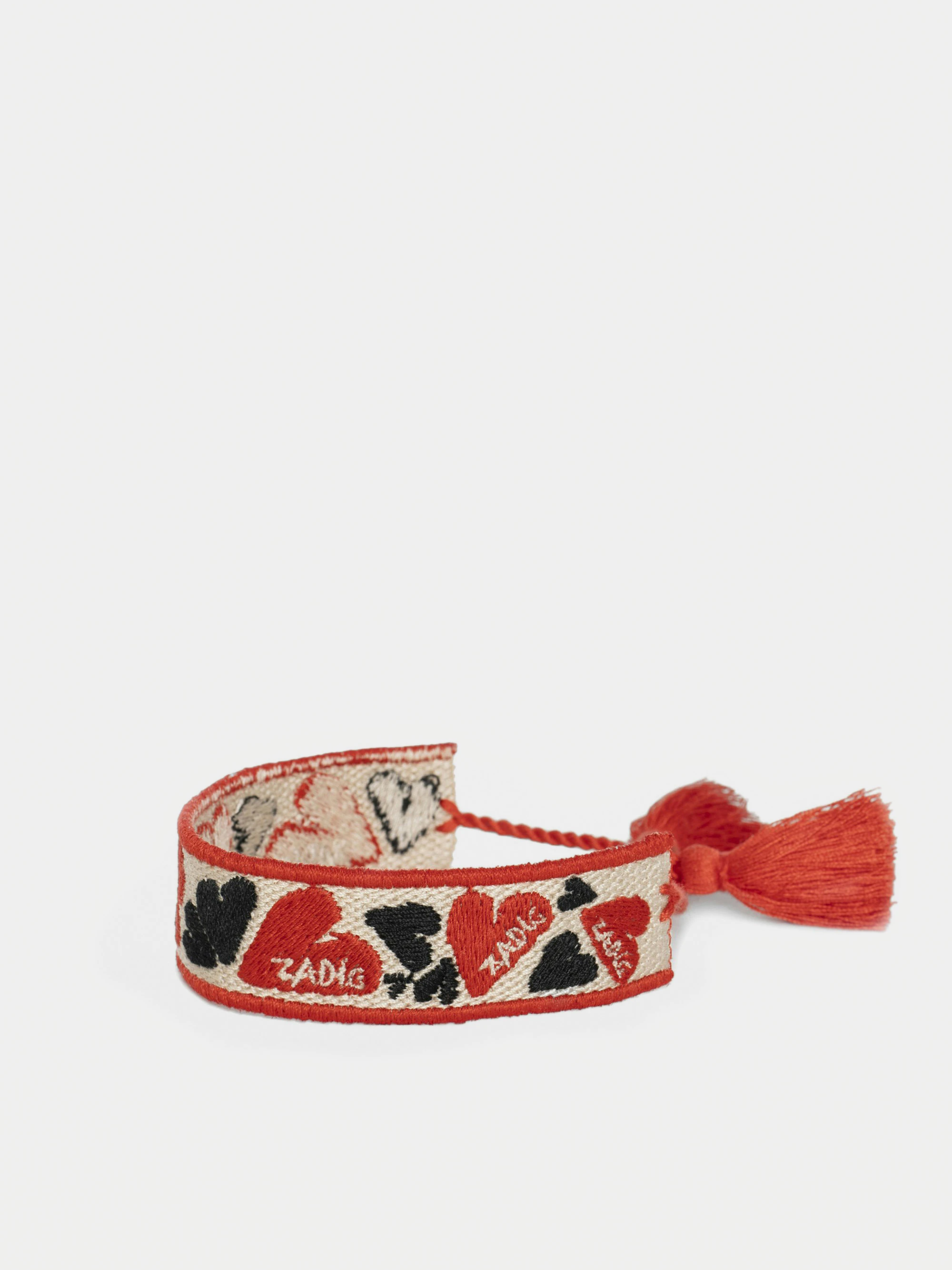 Zadig Woven Heart Bracelet