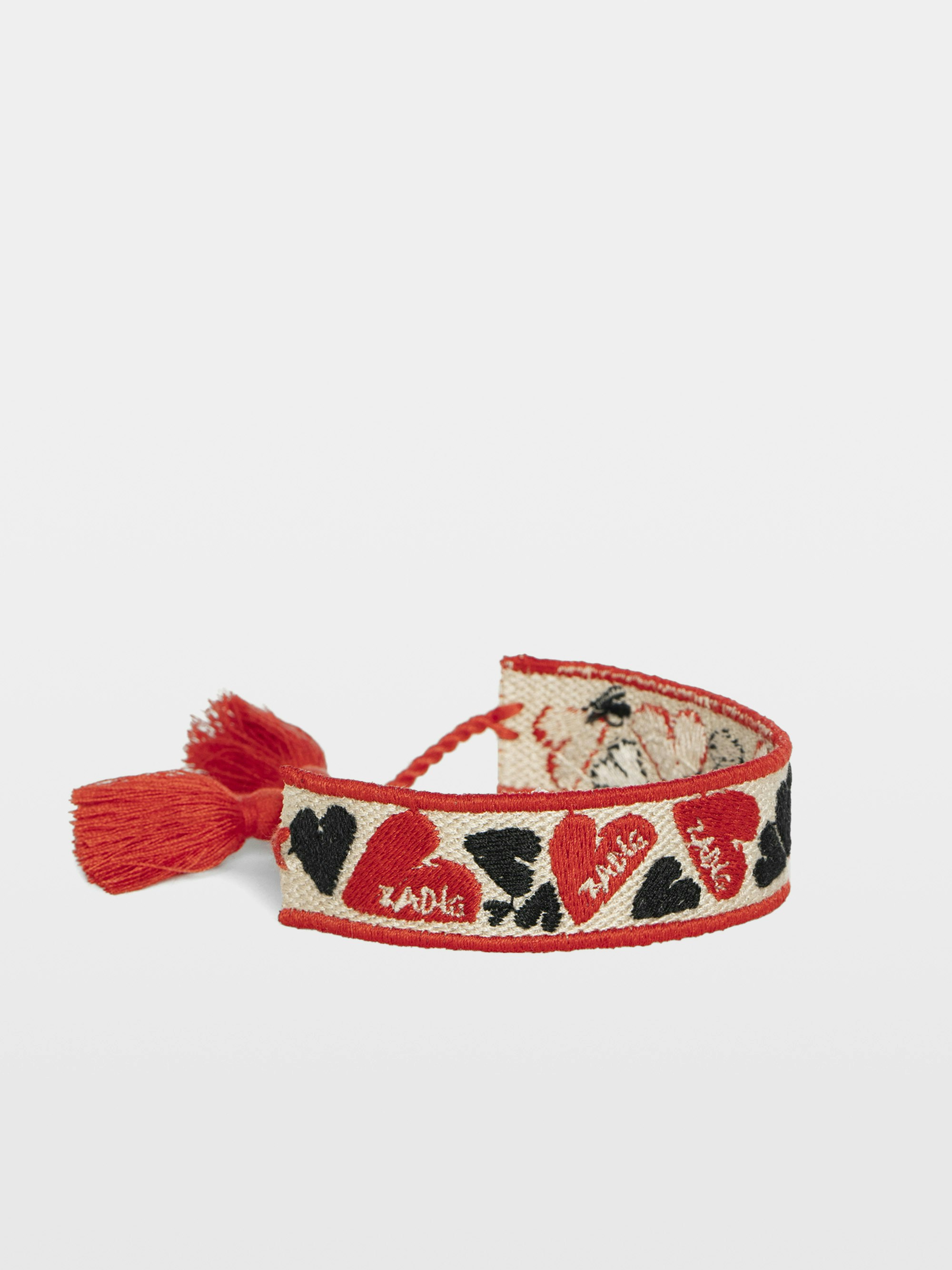 Zadig Woven Heart Bracelet