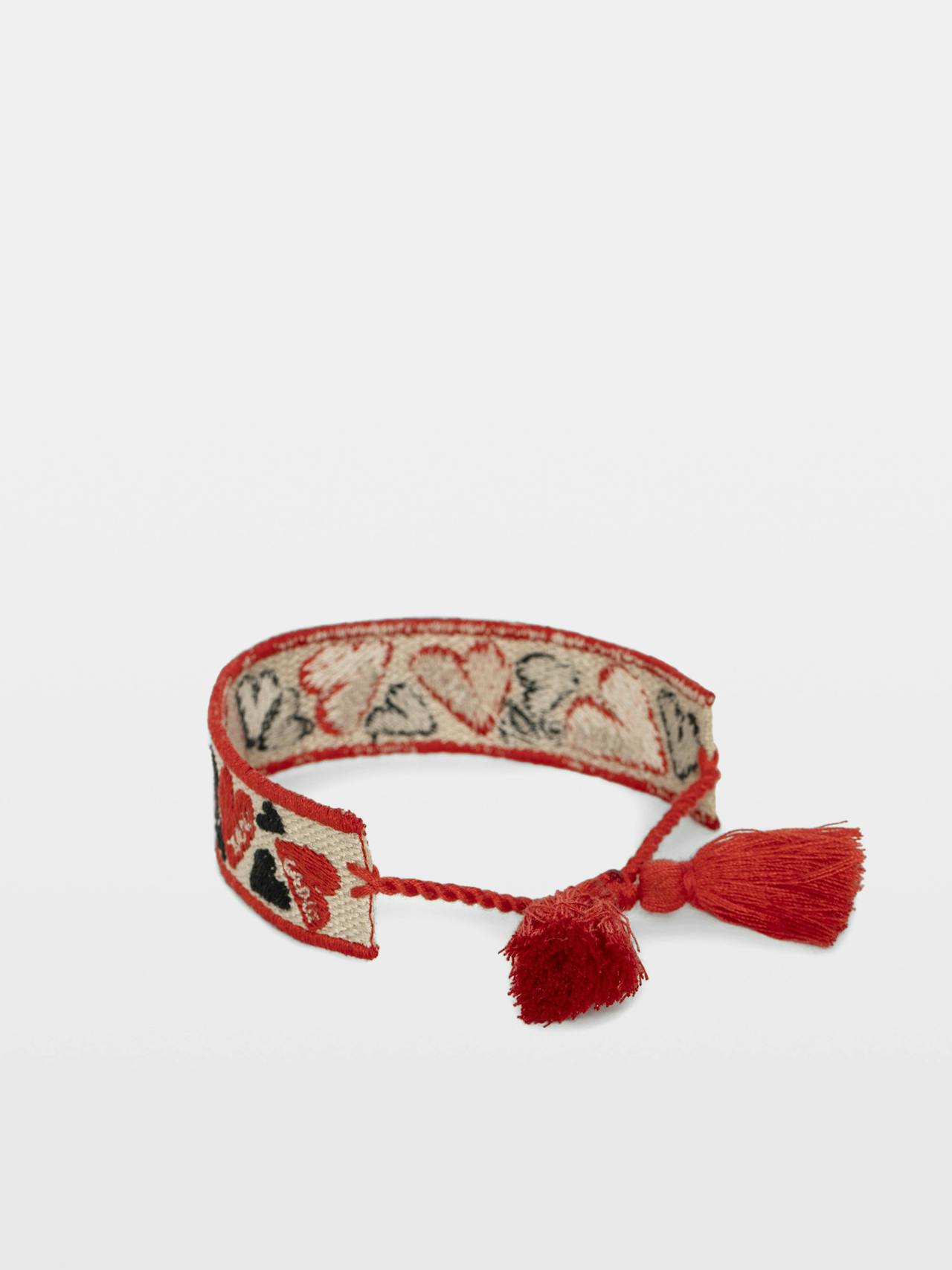 Zadig Woven Heart Bracelet