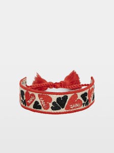Zadig Woven Heart Bracelet