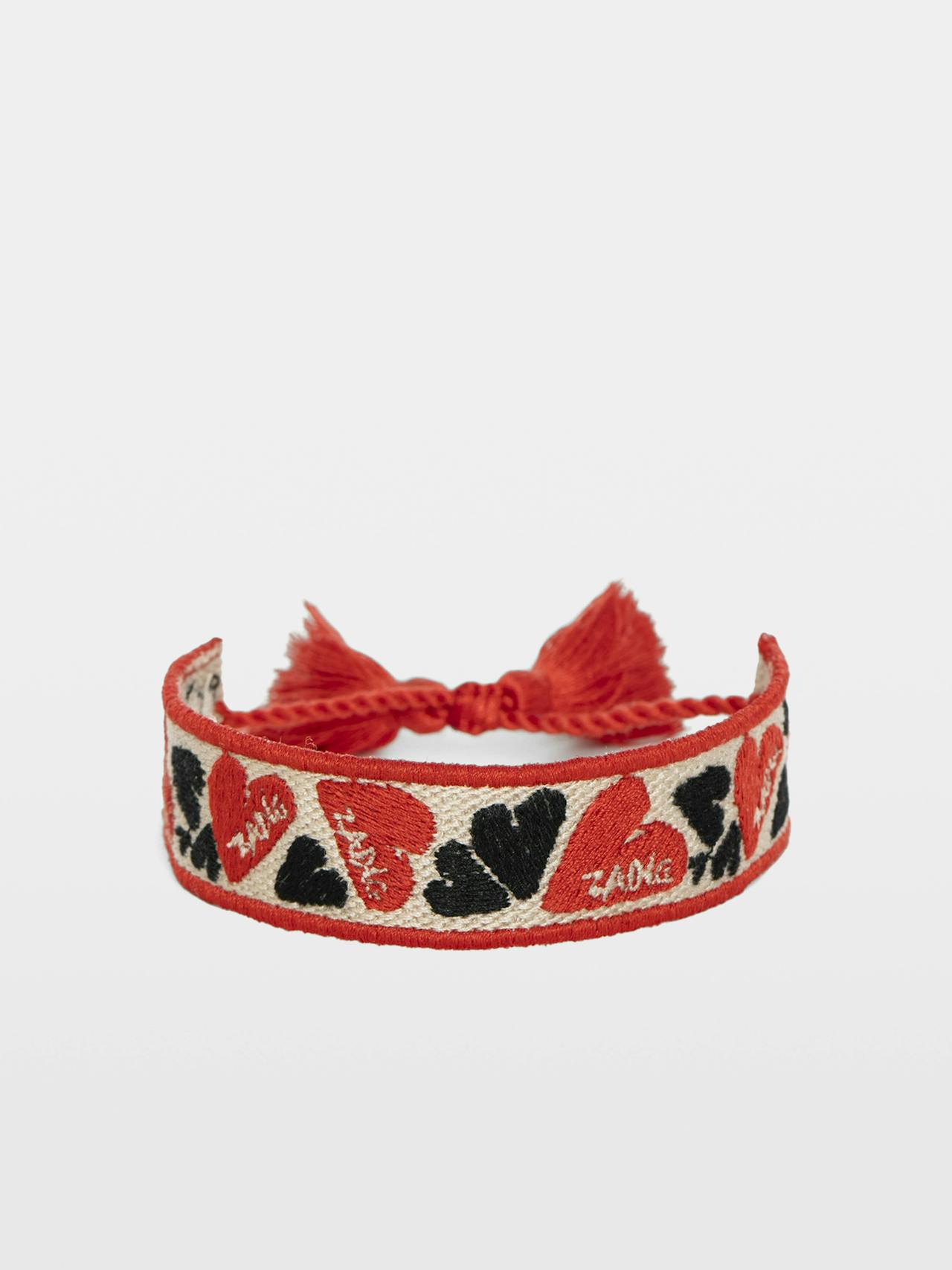Zadig Woven Heart Bracelet