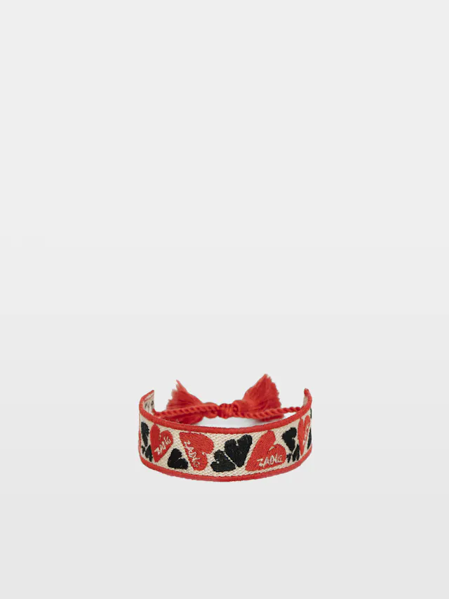 Zadig Woven Heart Bracelet