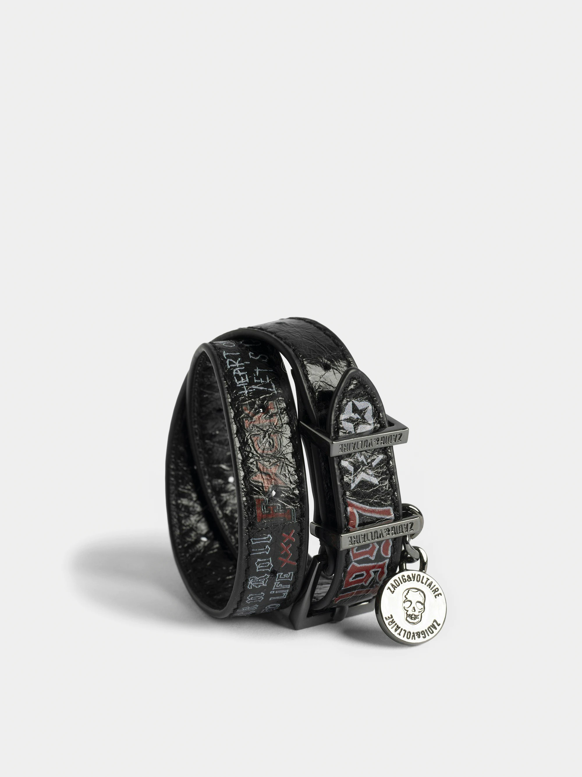 Sunny Tag Leather Bracelet