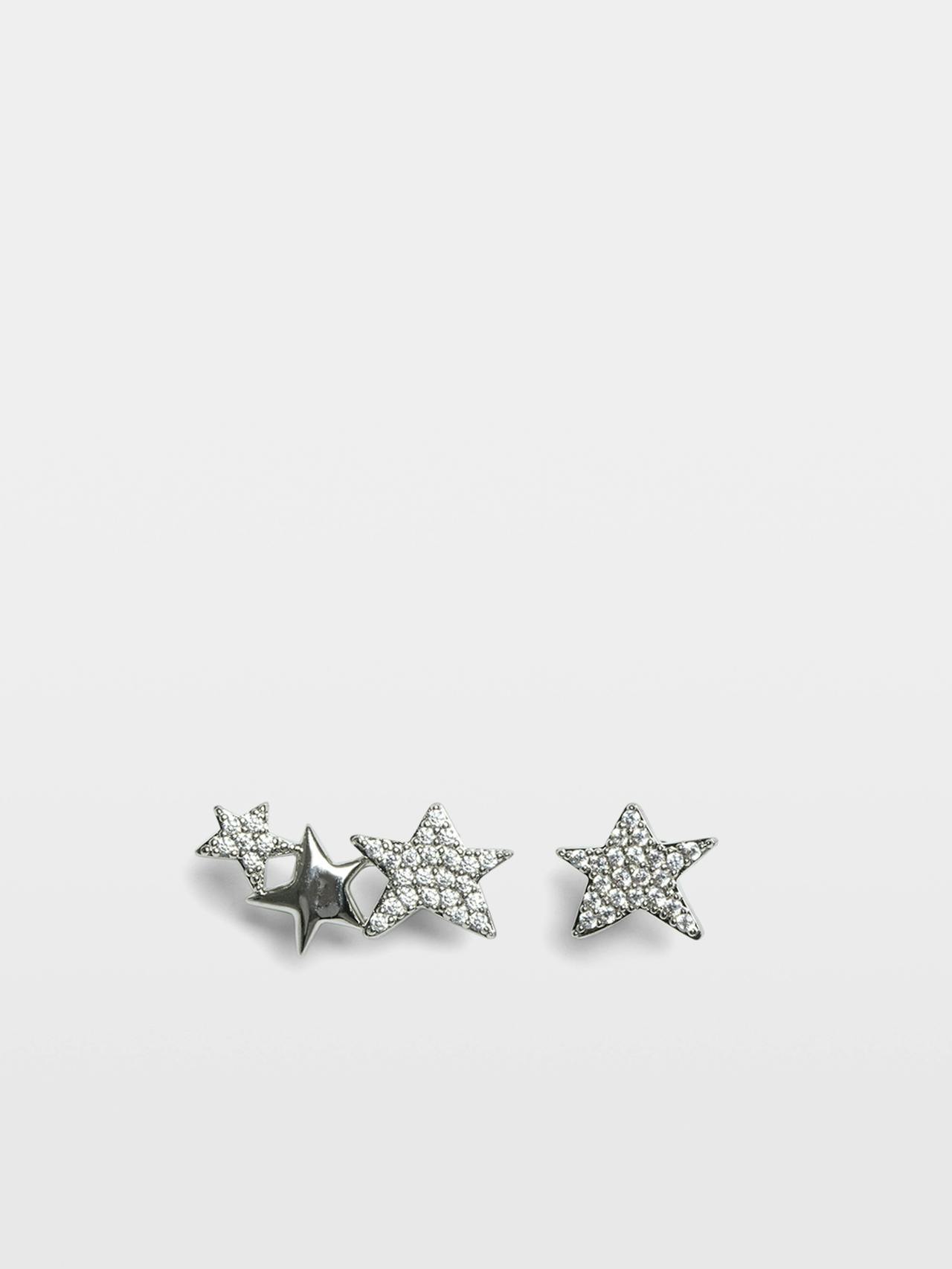 Boucles D'Oreilles Rock Star Strass 2