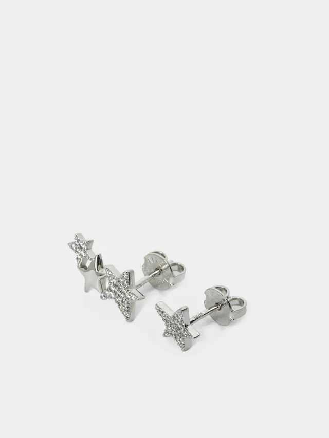 Boucles D'Oreilles Rock Star Strass