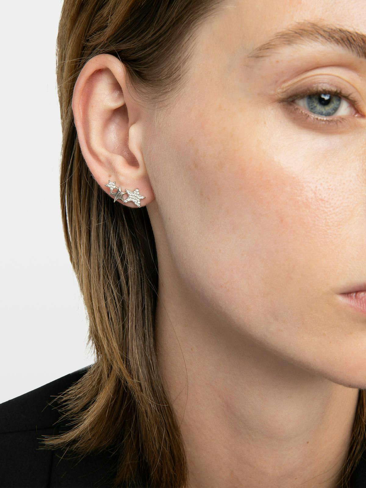 Boucles D'Oreilles Rock Star Strass