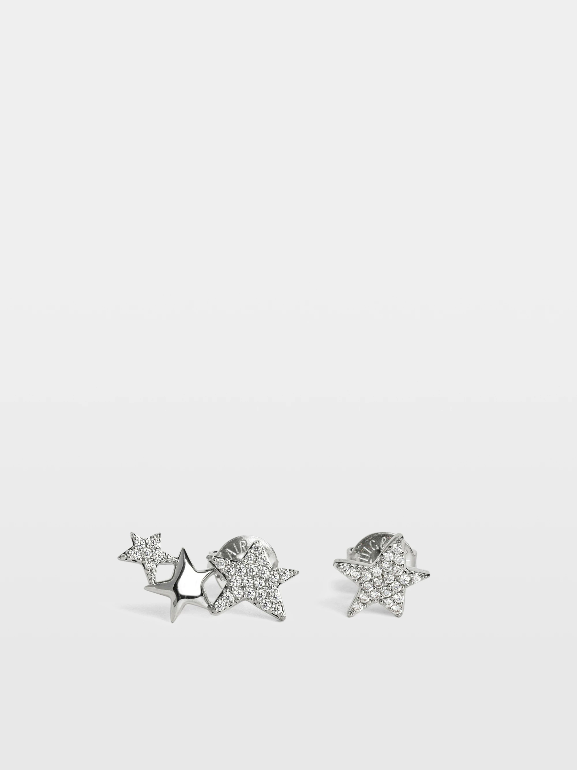 Boucles D'Oreilles Rock Star Strass