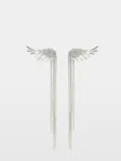 Boucles D'Oreilles Rock Feather Chain