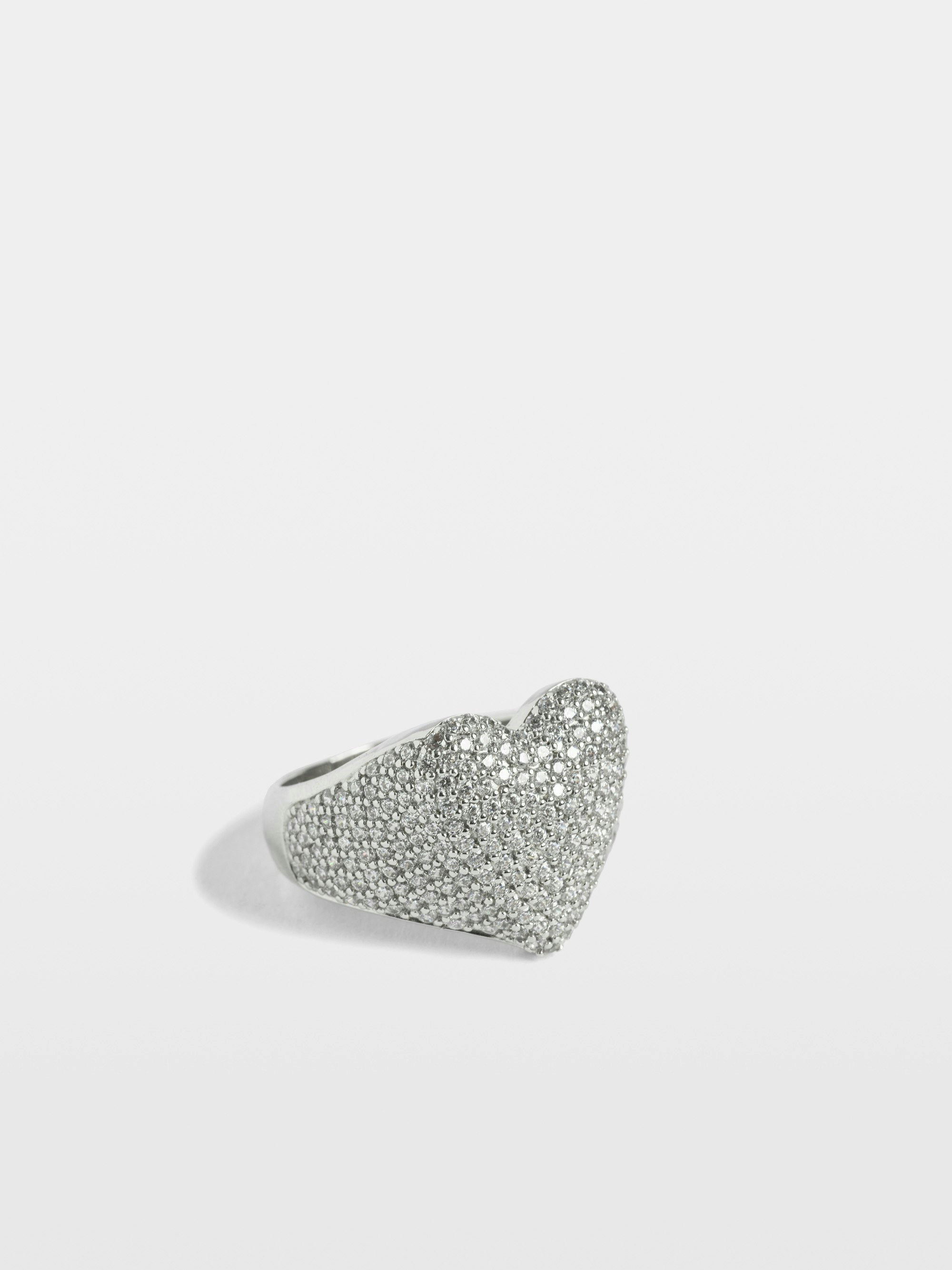 Heartbreaker Full Strass Ring