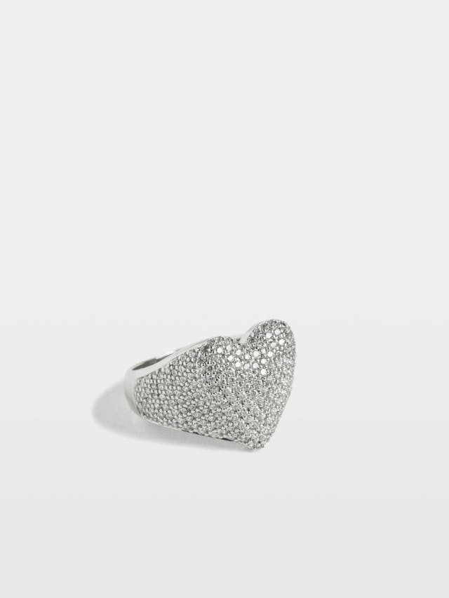 Heartbreaker Full Strass Ring