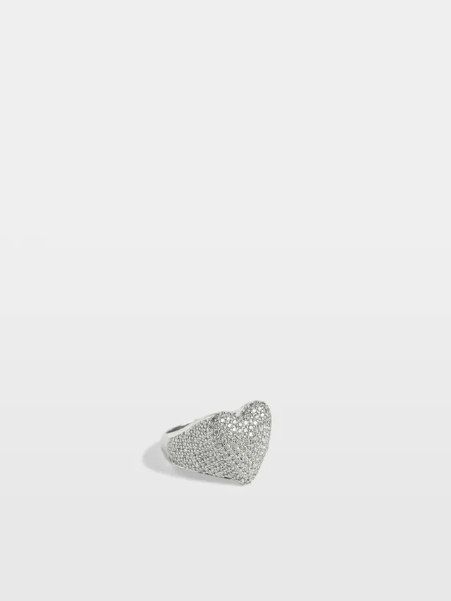 Heartbreaker Full Strass Ring