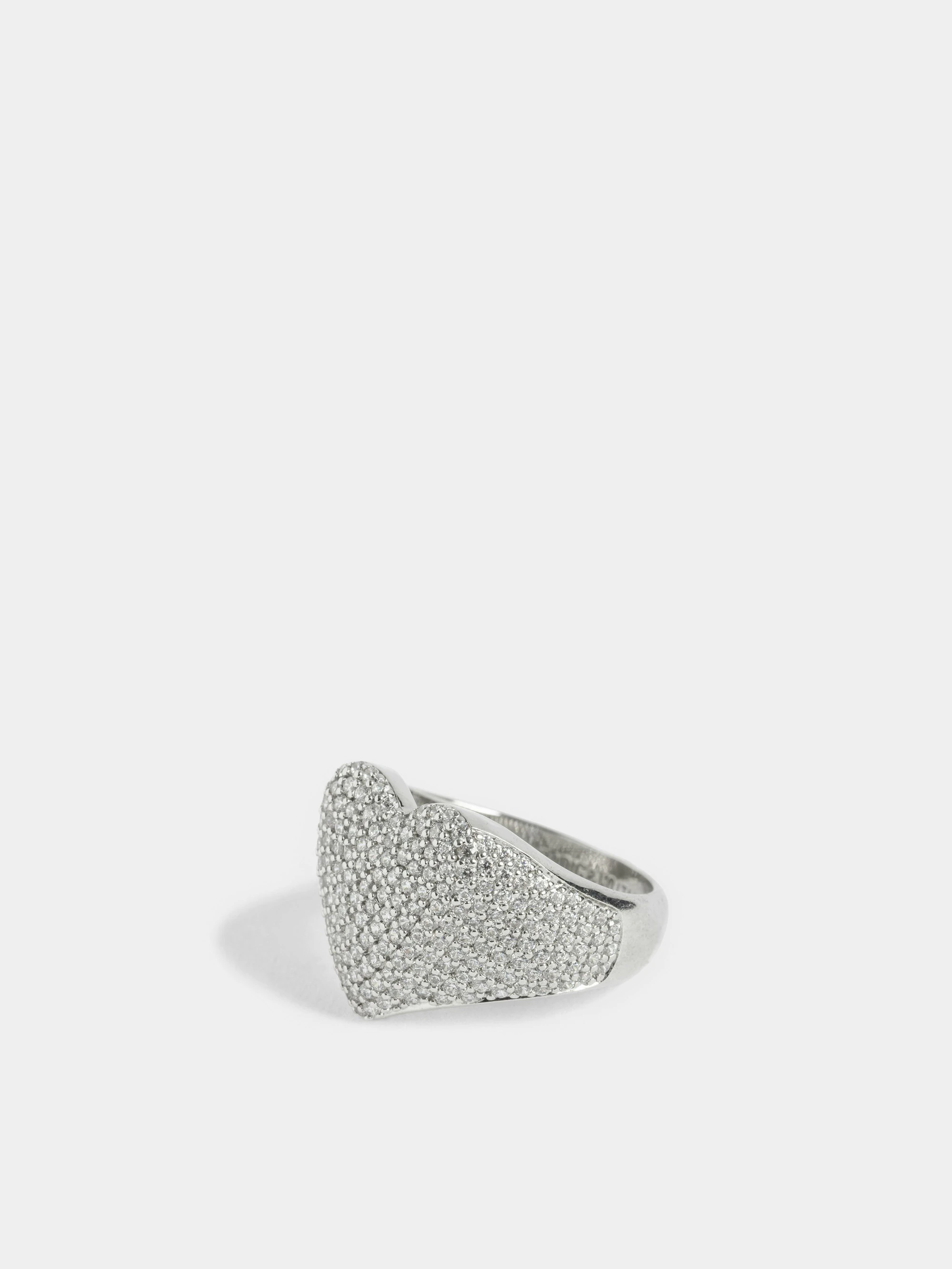 Heartbreaker Full Strass Ring
