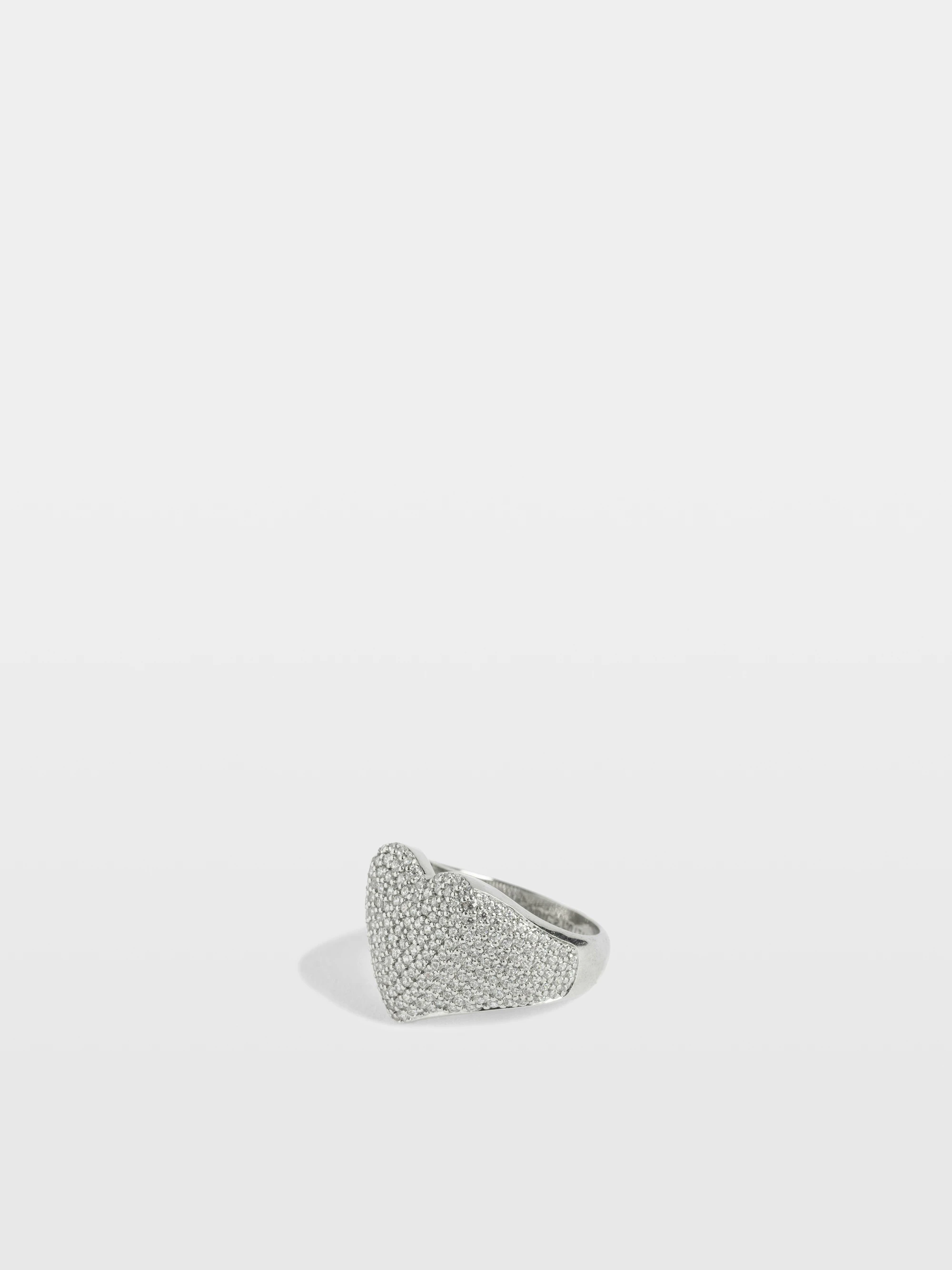 Heartbreaker Full Strass Ring