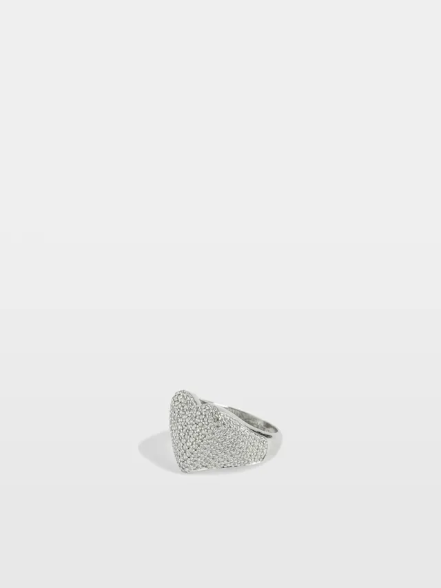 Heartbreaker Full Strass Ring