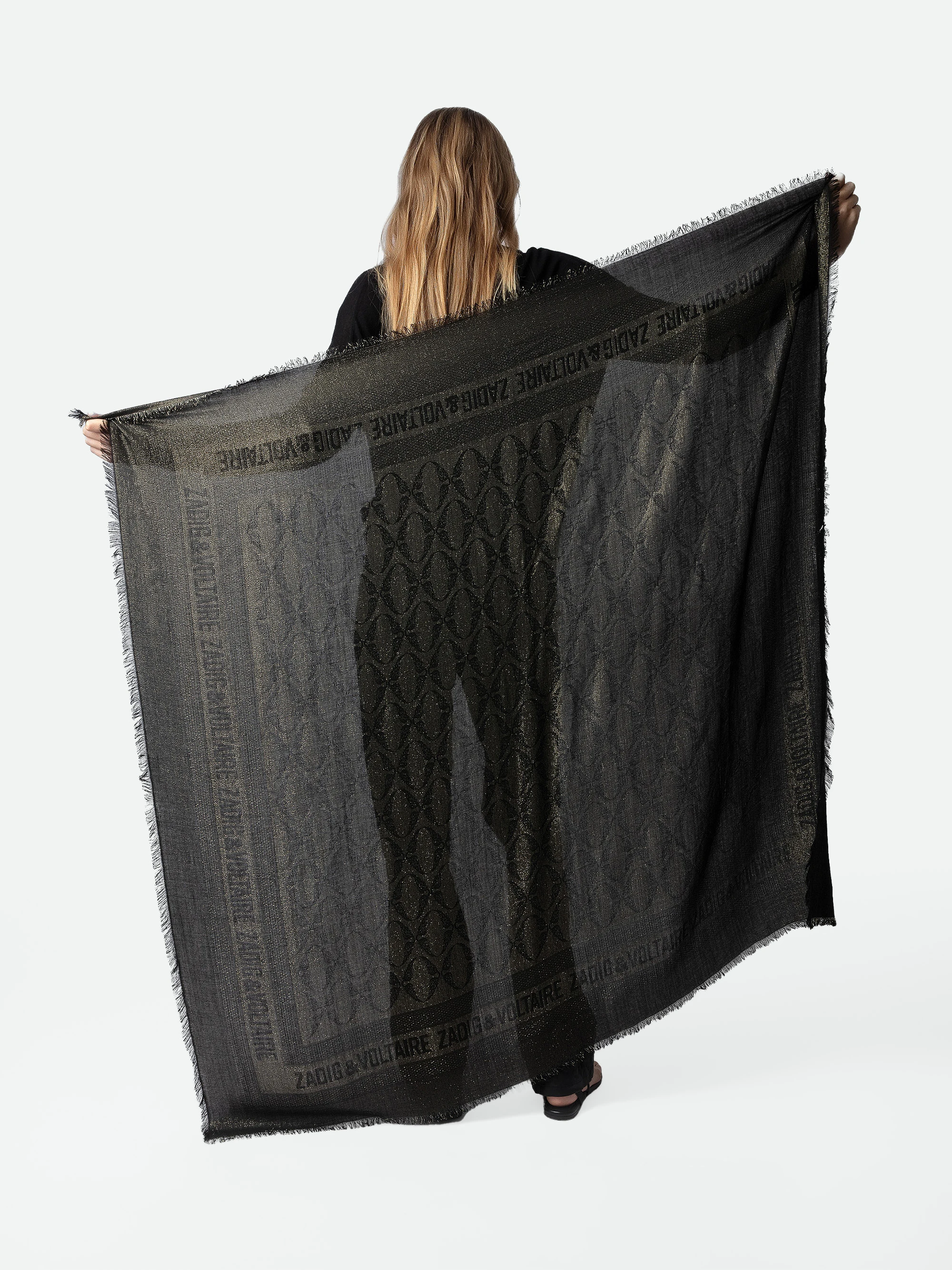 Foulard Glenn Rock Jacquard Metalizado