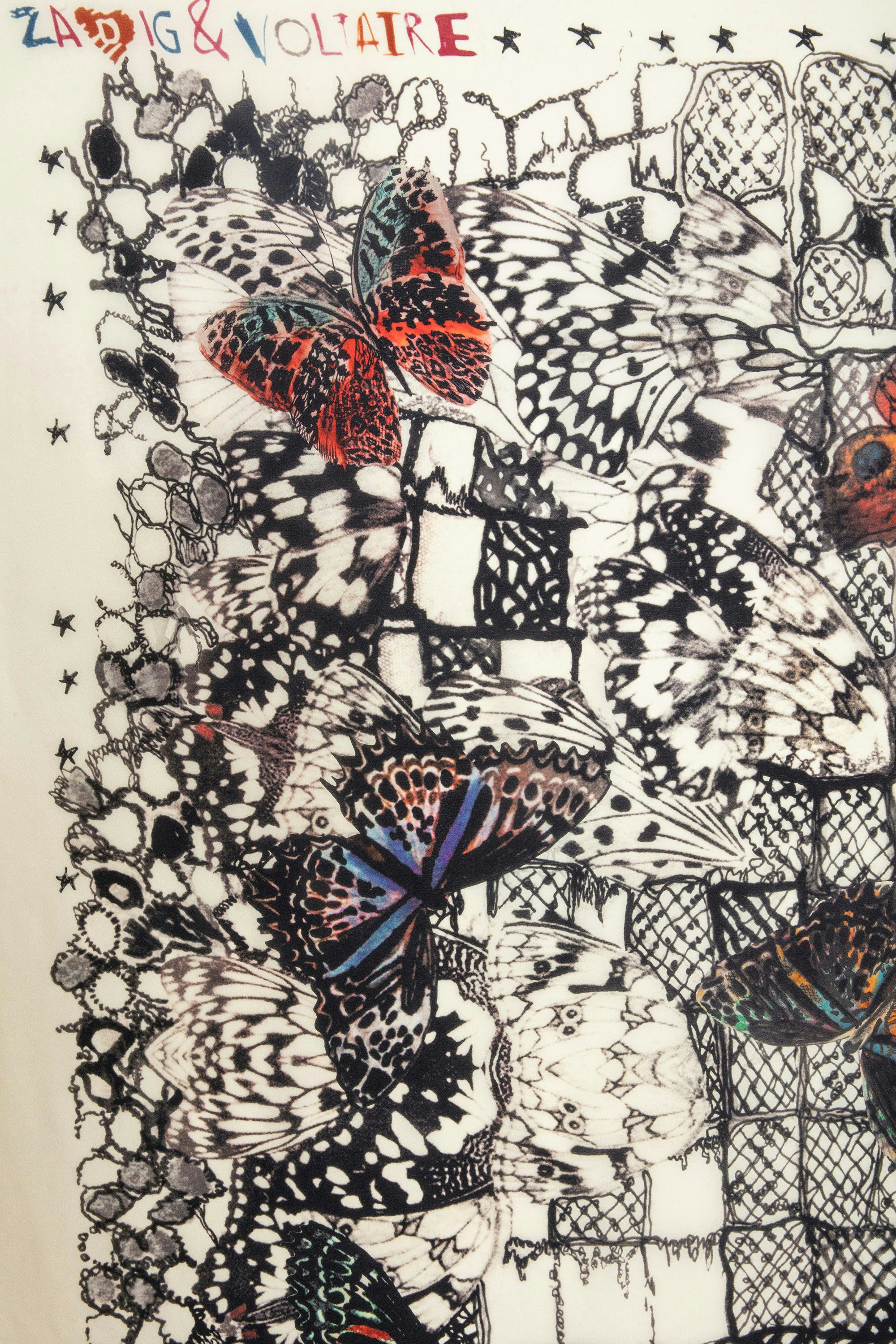 Blondie Butterfly Lace 135 Scarf 3