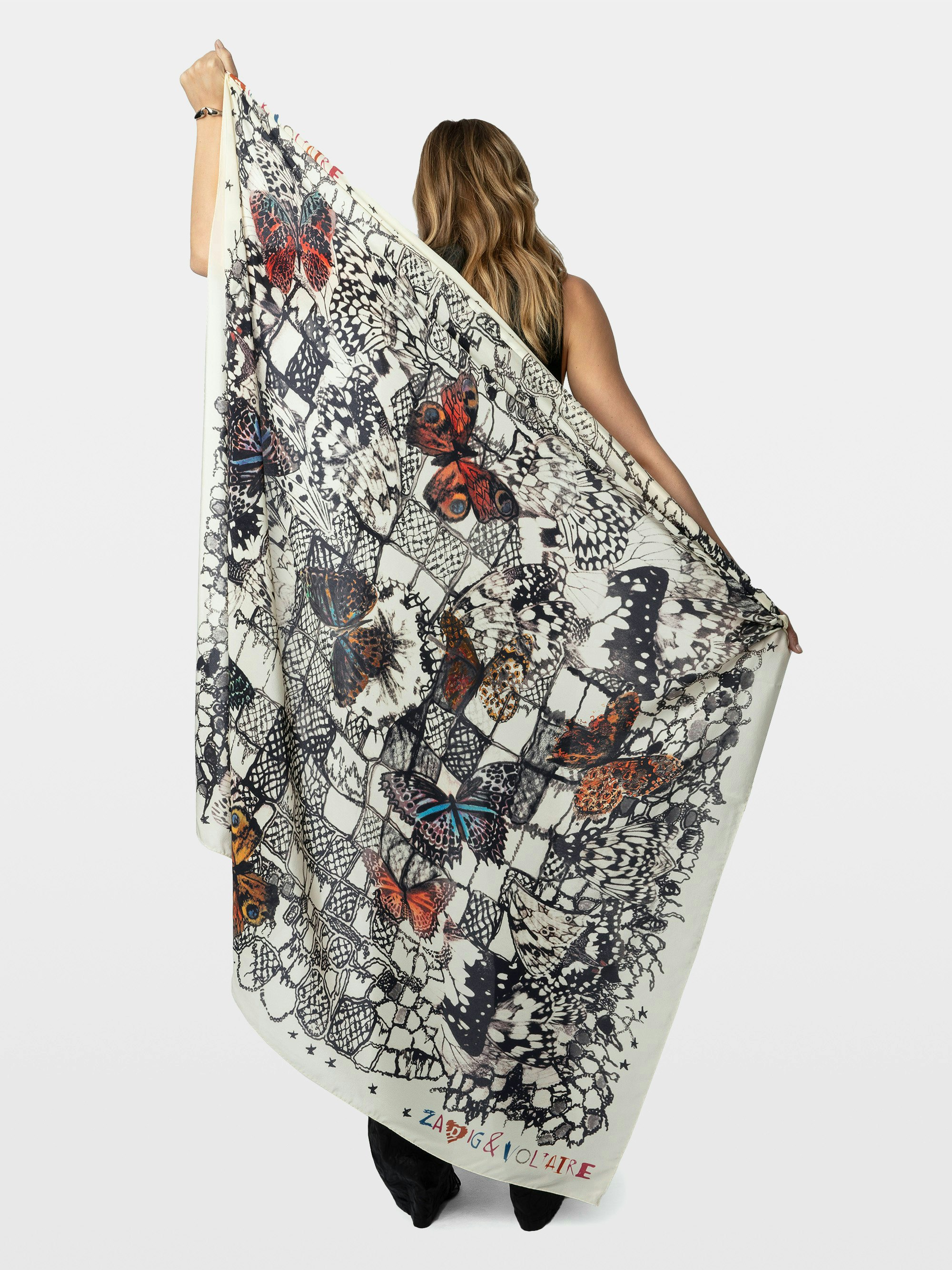 Blondie Butterfly Lace 135 Scarf 6