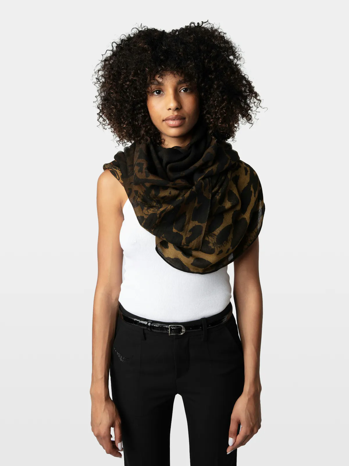 Foulard Judy Léopard