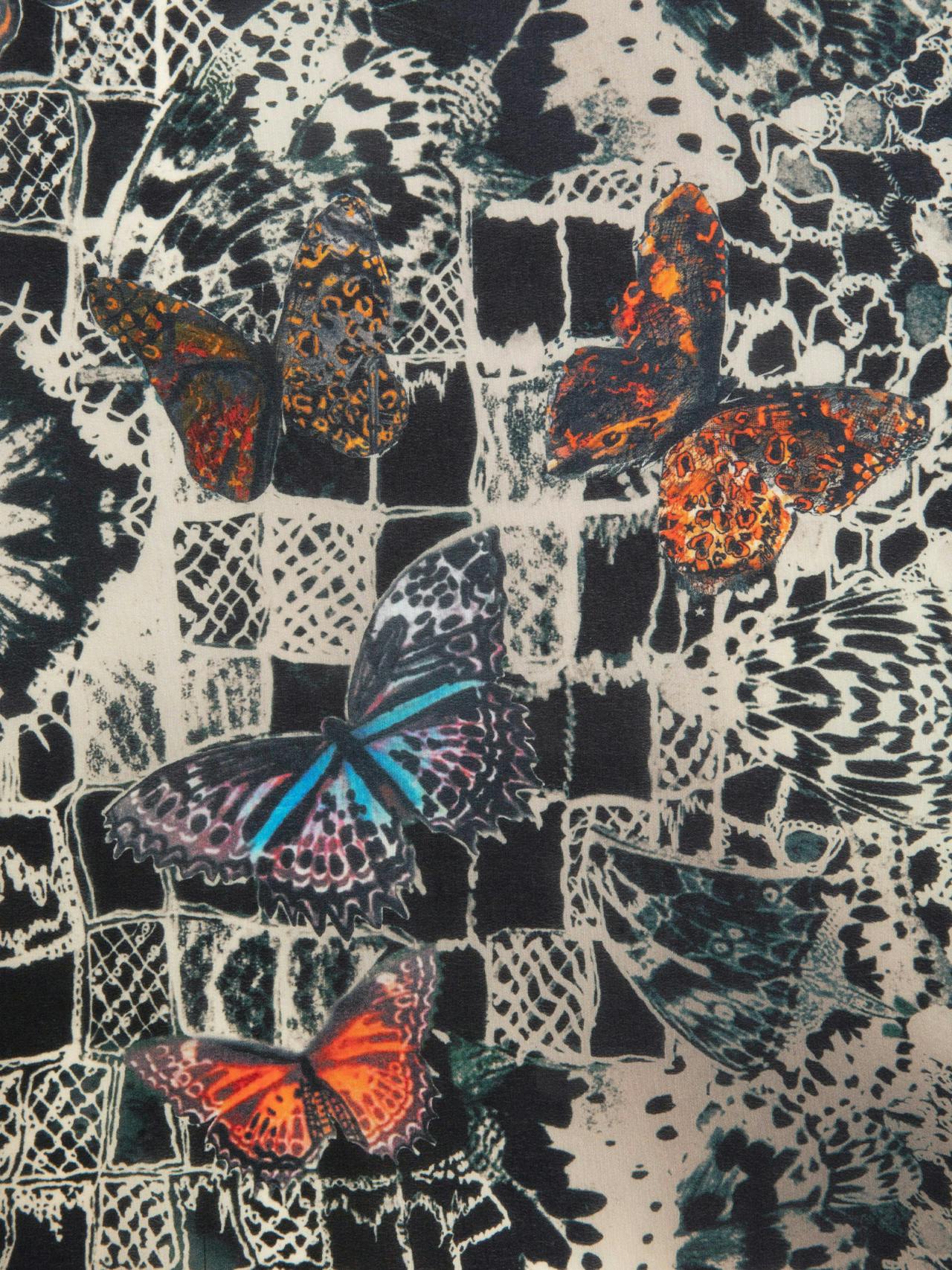 Foulard Blondie Butterfly Lace 65 2