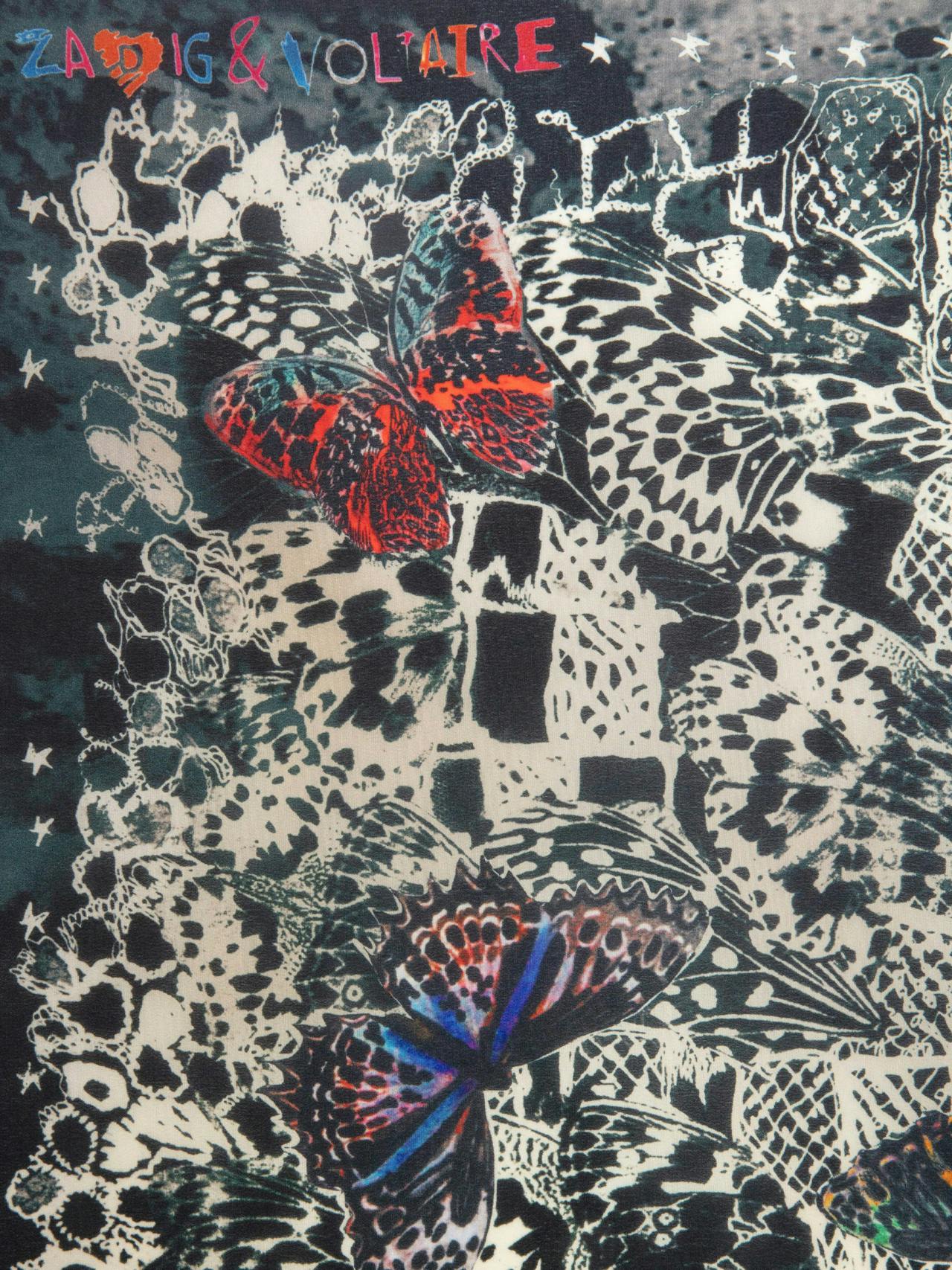 Foulard Blondie Butterfly Lace 65 3