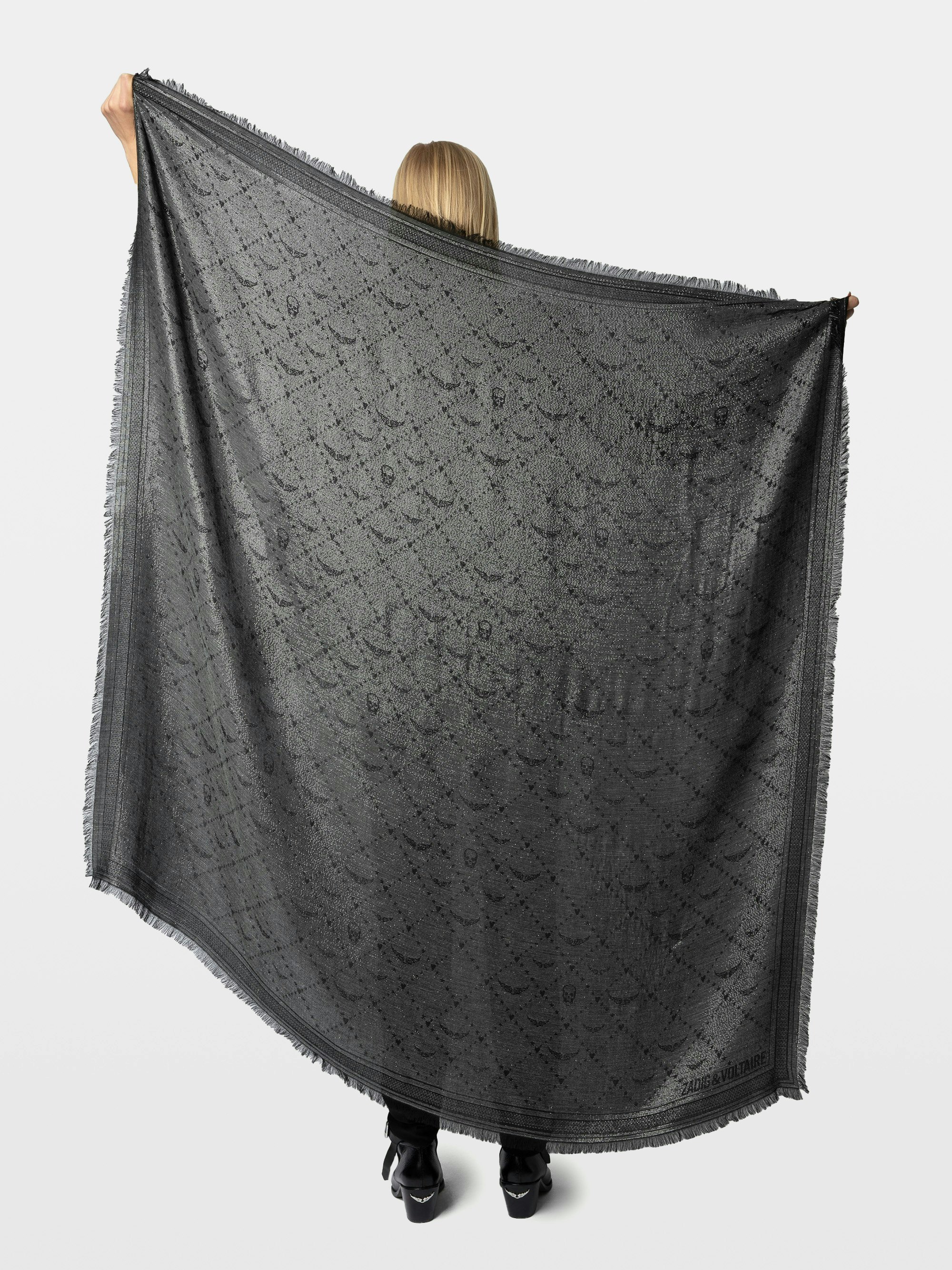 Schal Glenn Metallisiertes Monogramm 135