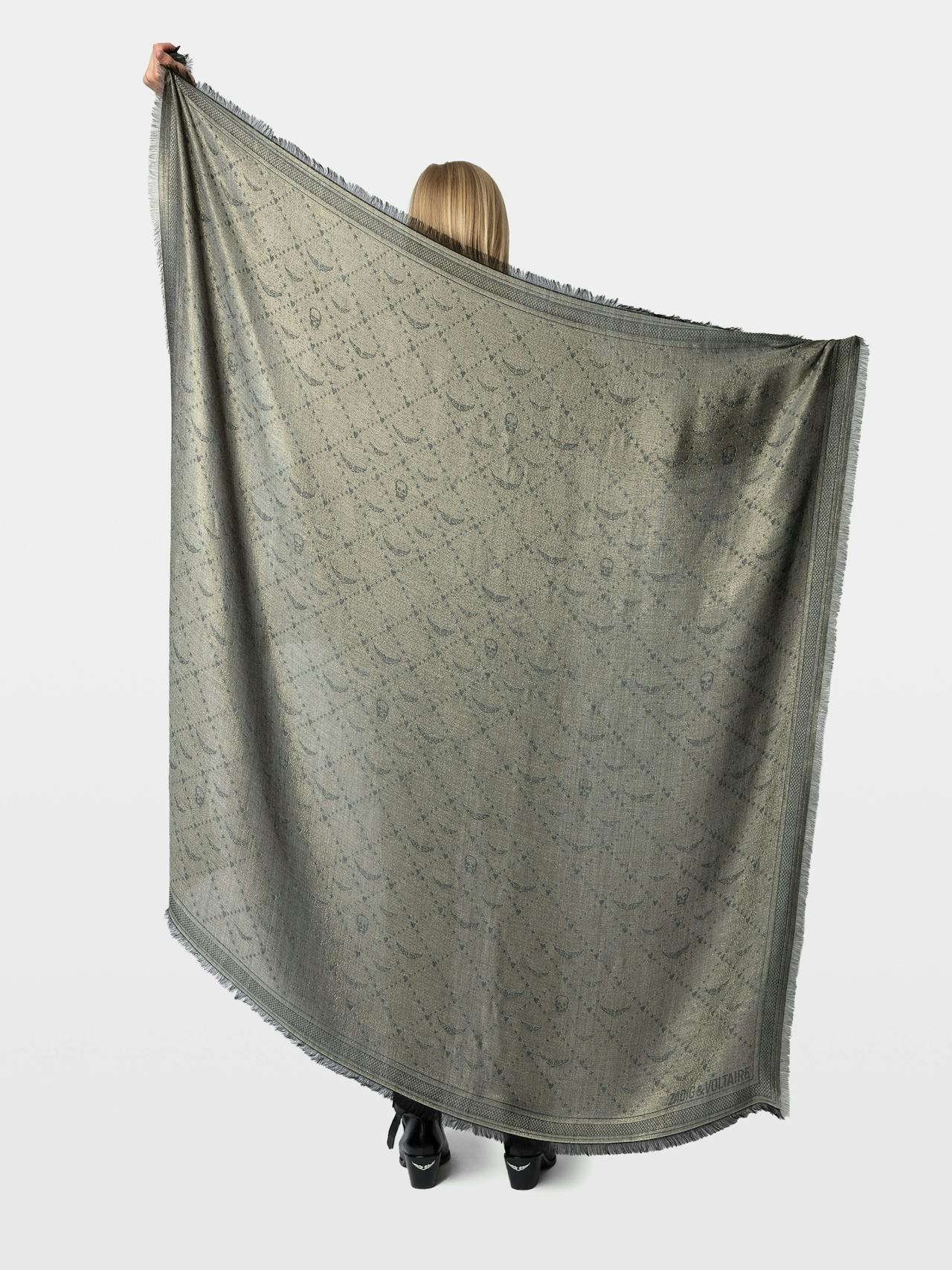 Foulard Glenn Monogram Métallisé 135