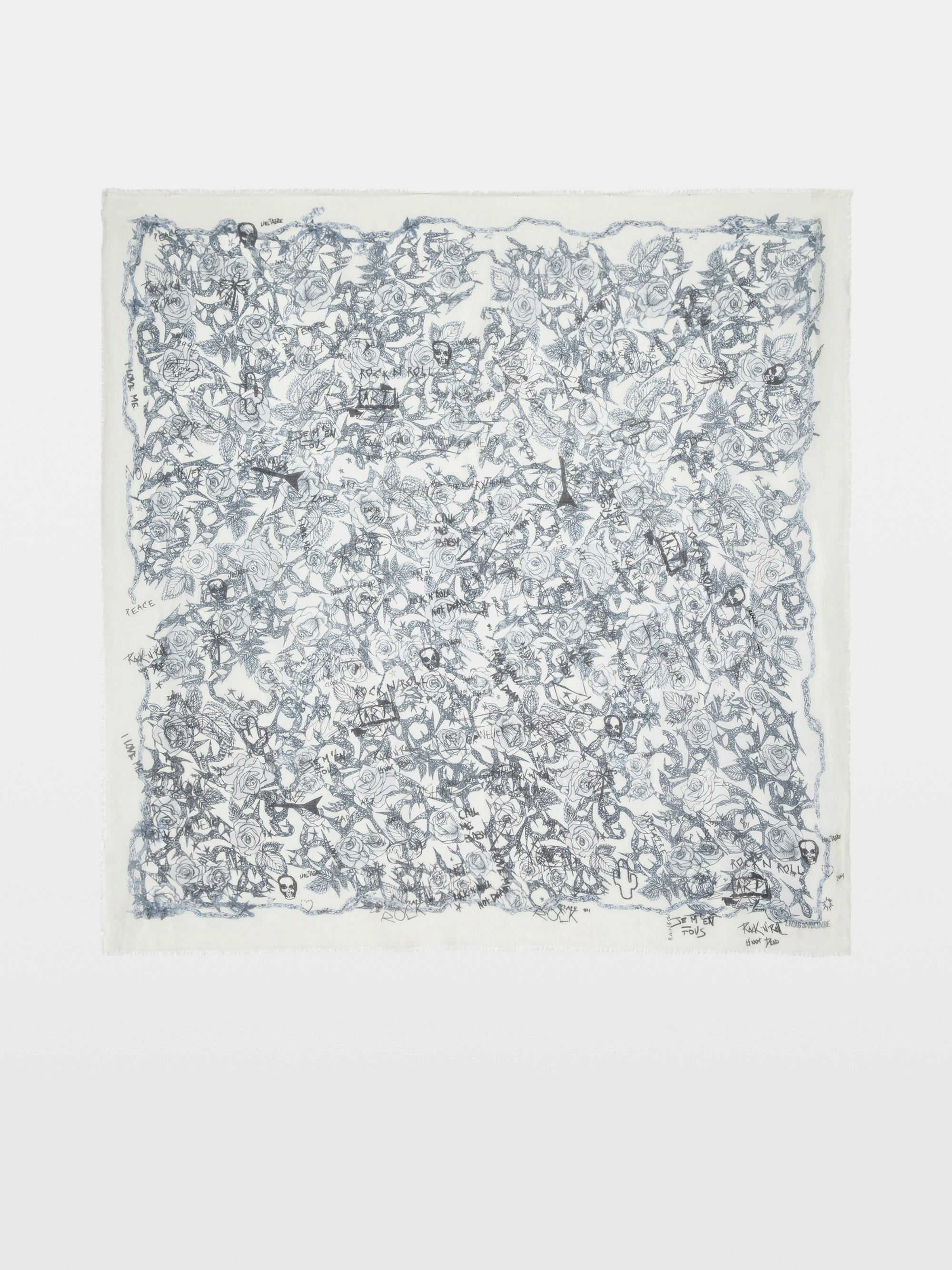 Foulard Kerry Roses 135 - configurable