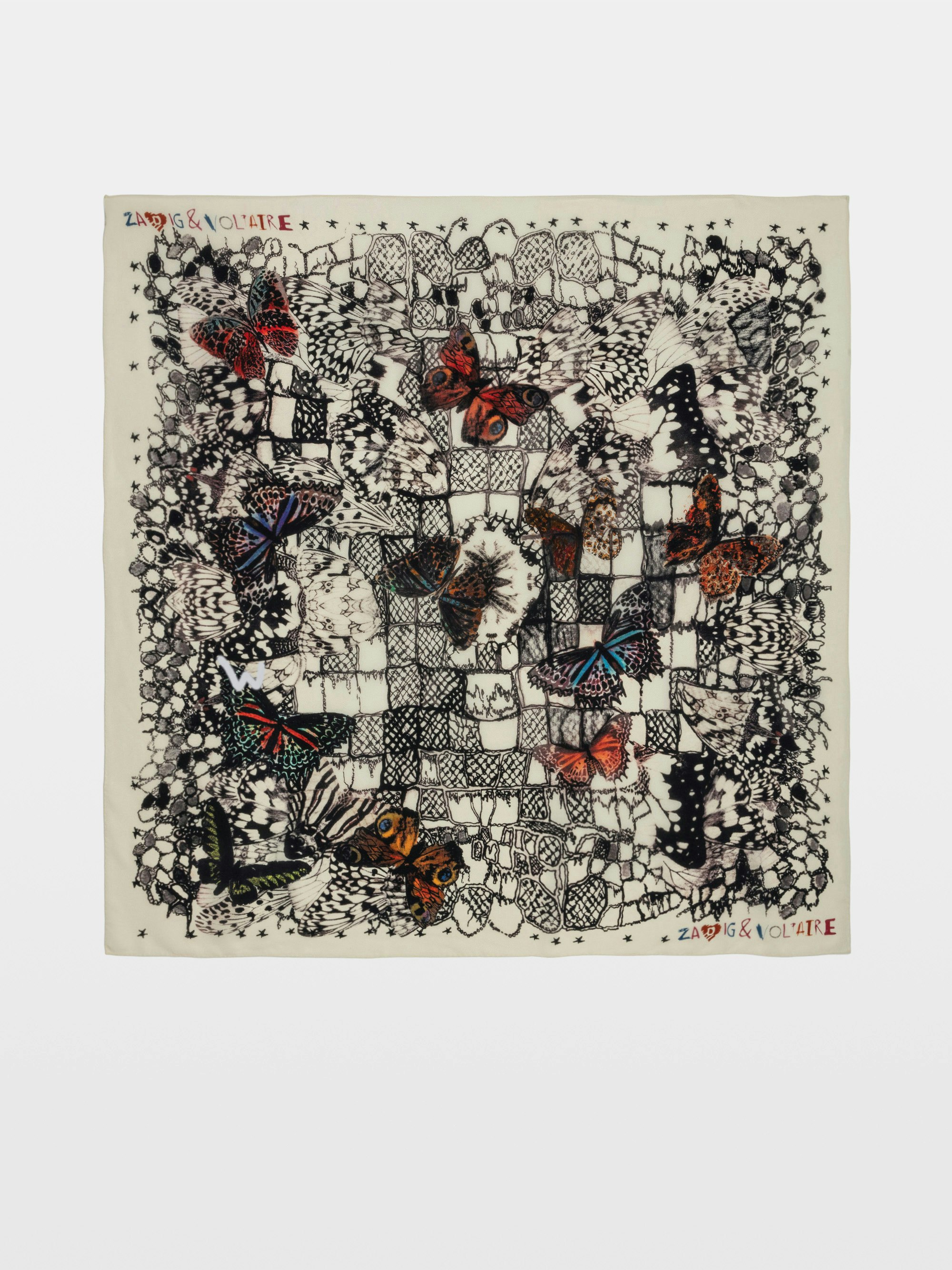 Foulard Kerry Butterfly Lace 135 - configurable