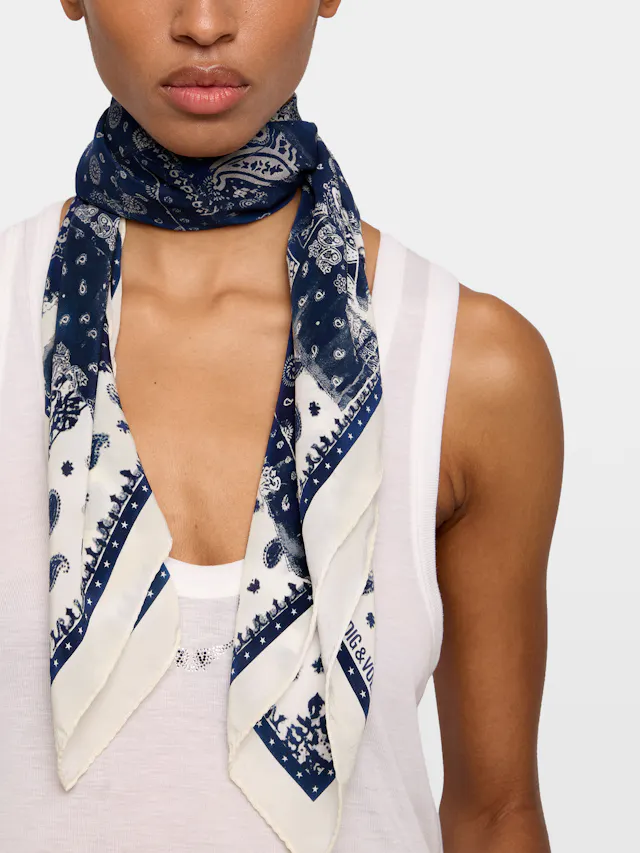 Blondie 85 Denim Bandana Scarf