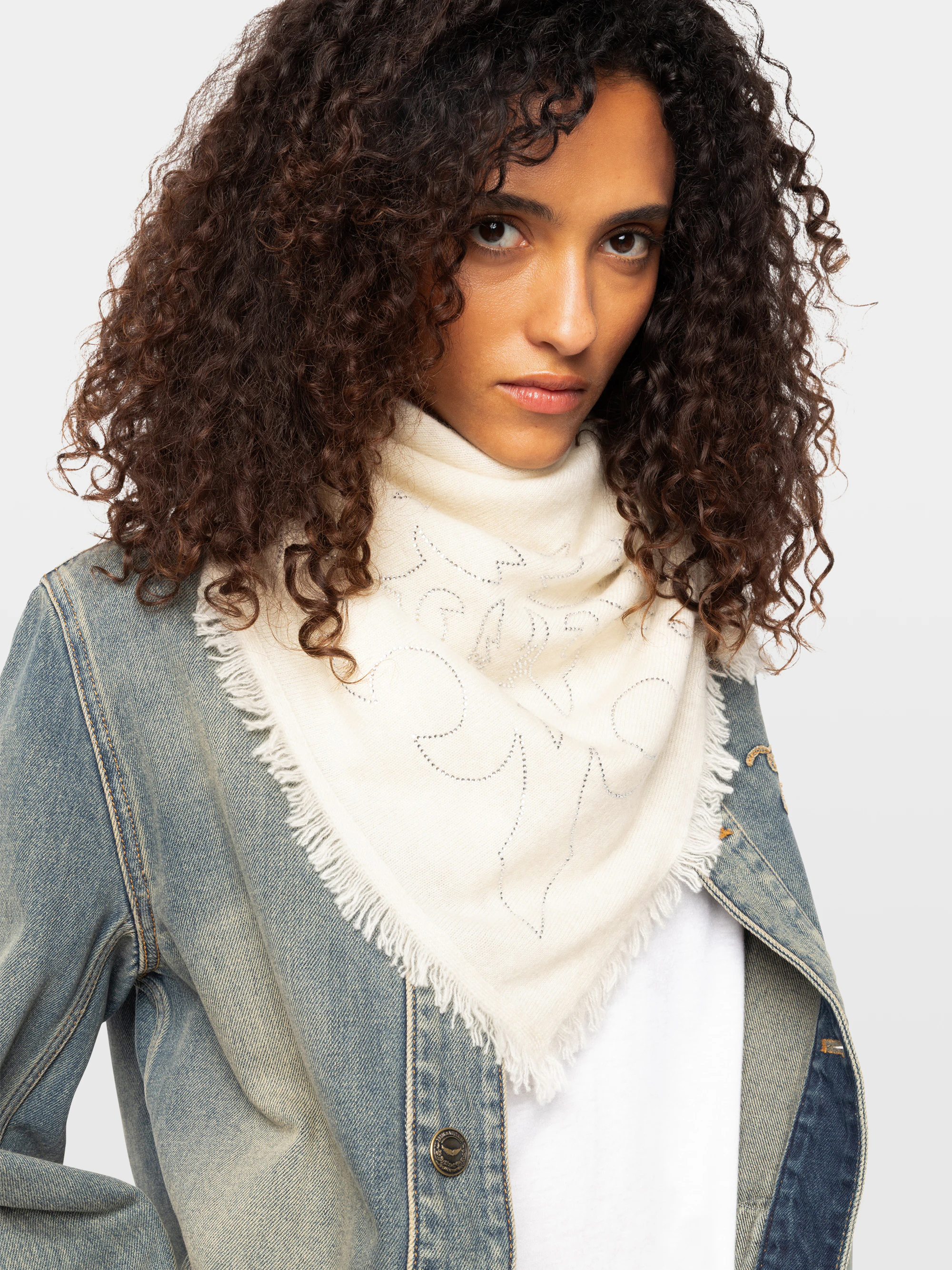 Stevie Strass Western Scarf 90