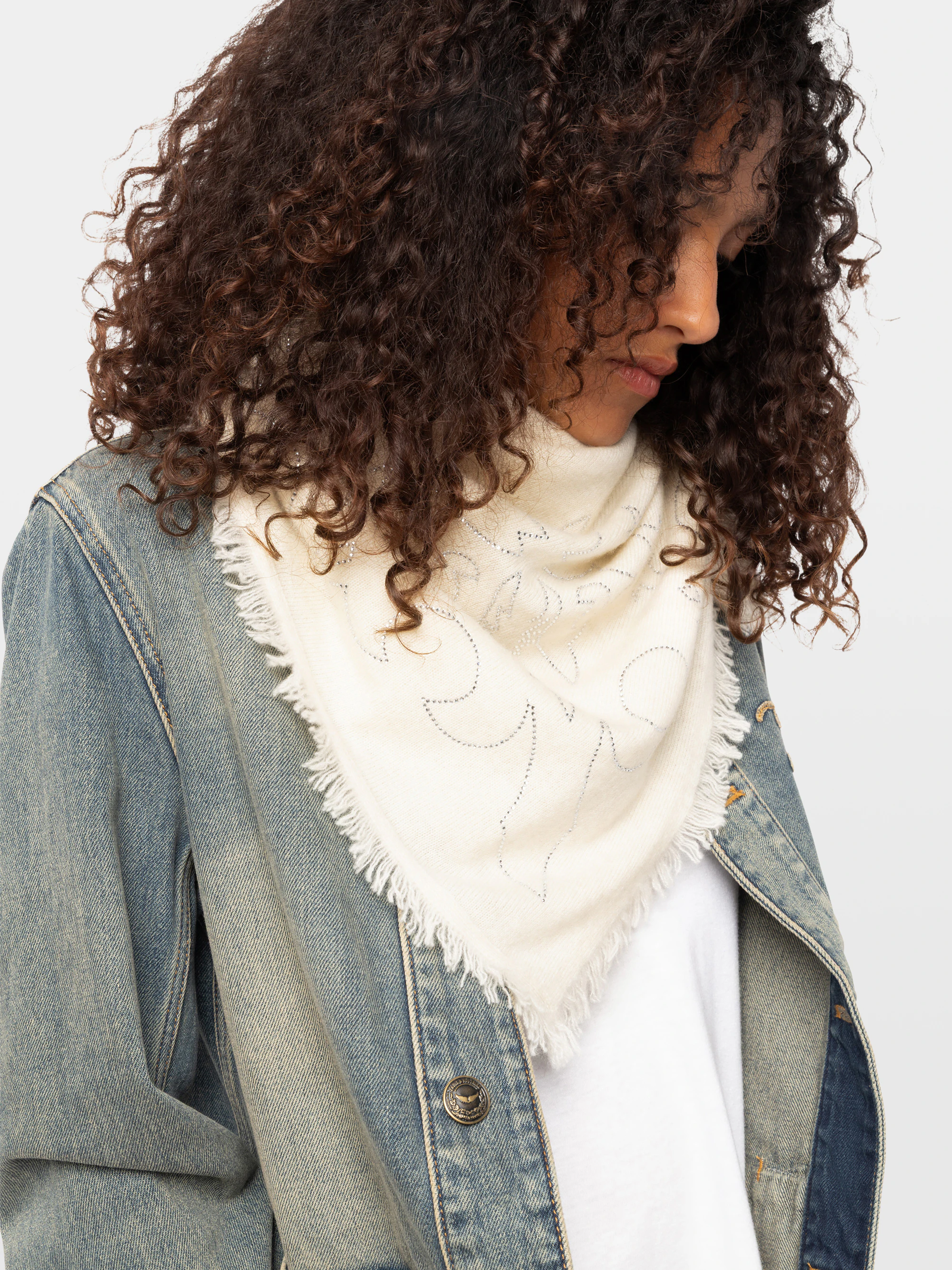 Stevie Strass Western Scarf 90