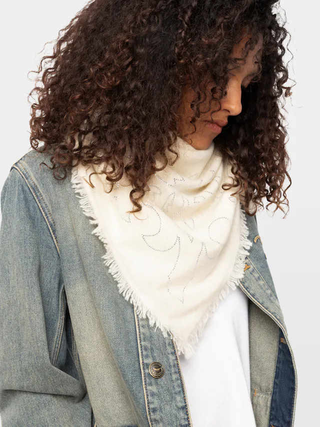 Stevie Strass Western Scarf 90