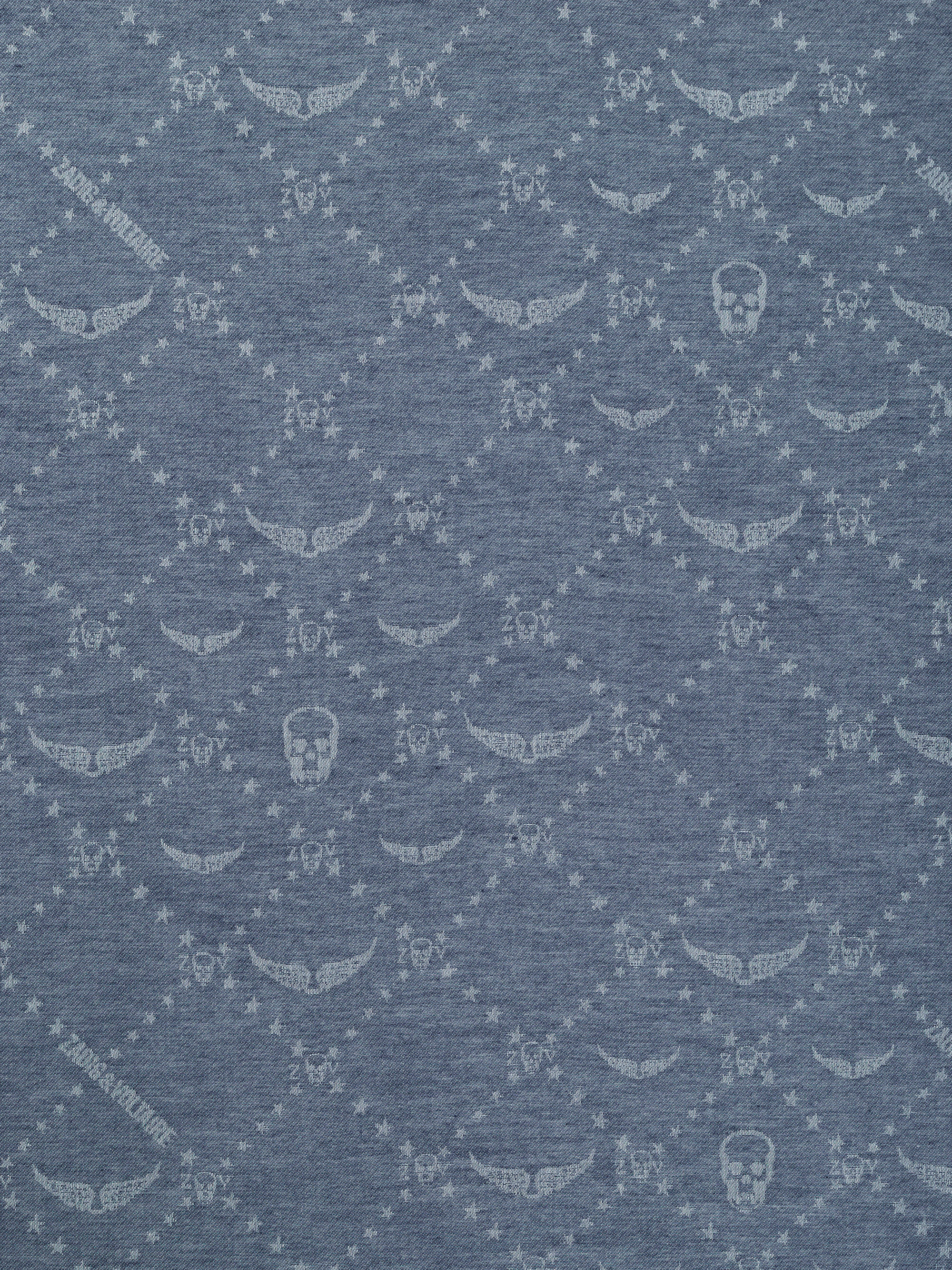 Foulard Liz Denim Monogram