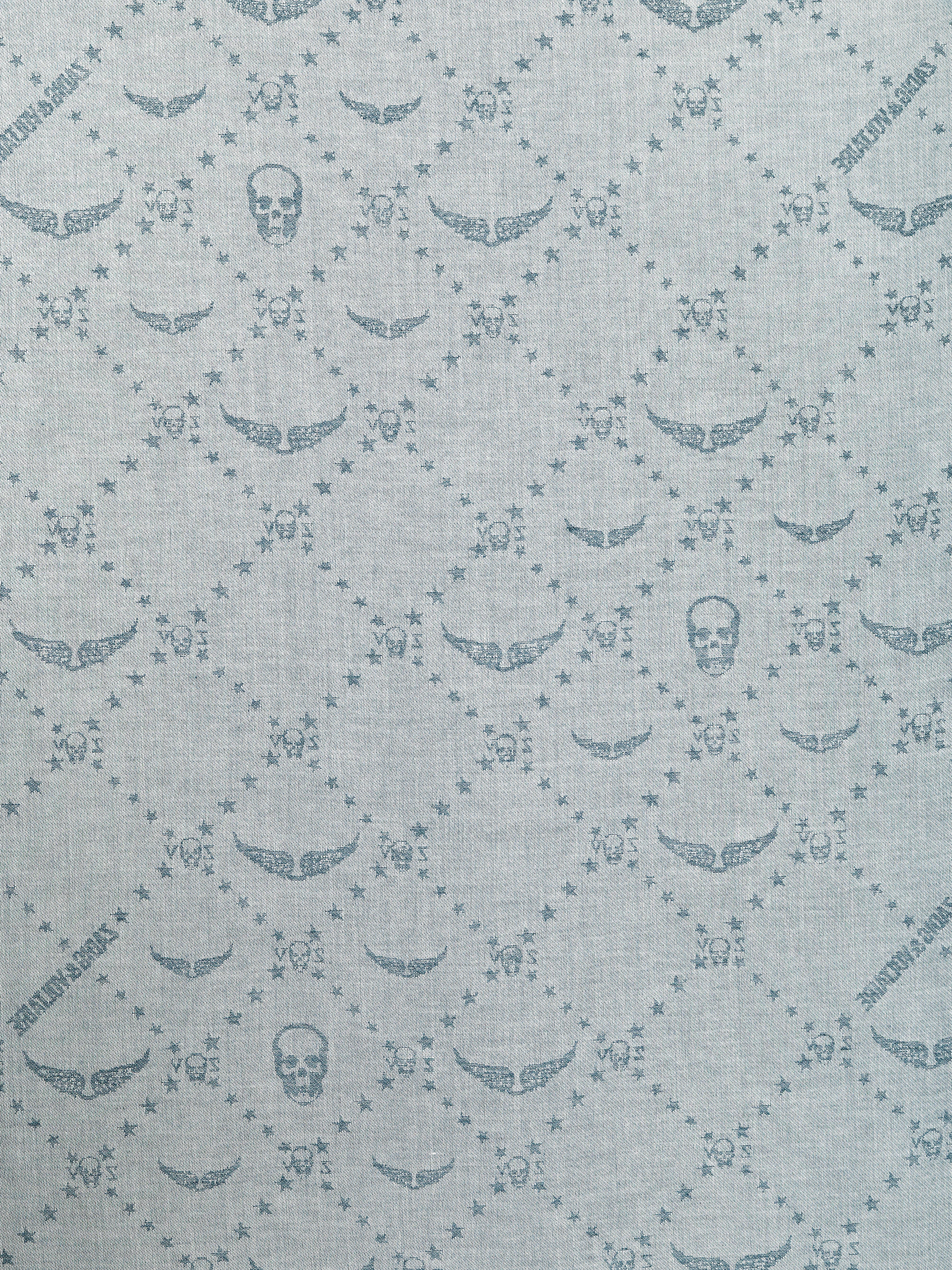 Foulard Liz Denim Monogram