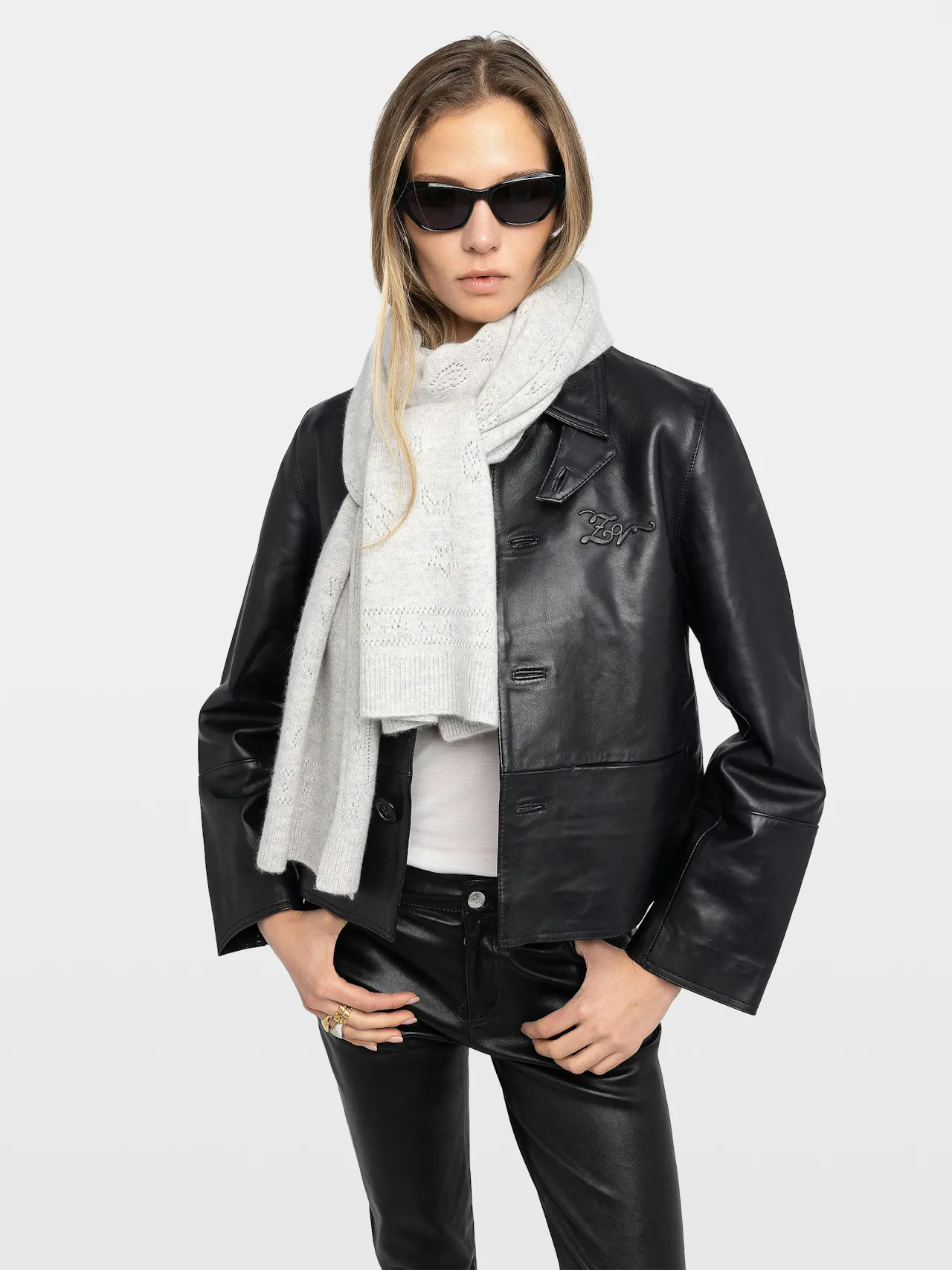 Demi Pointelle Scarf 3