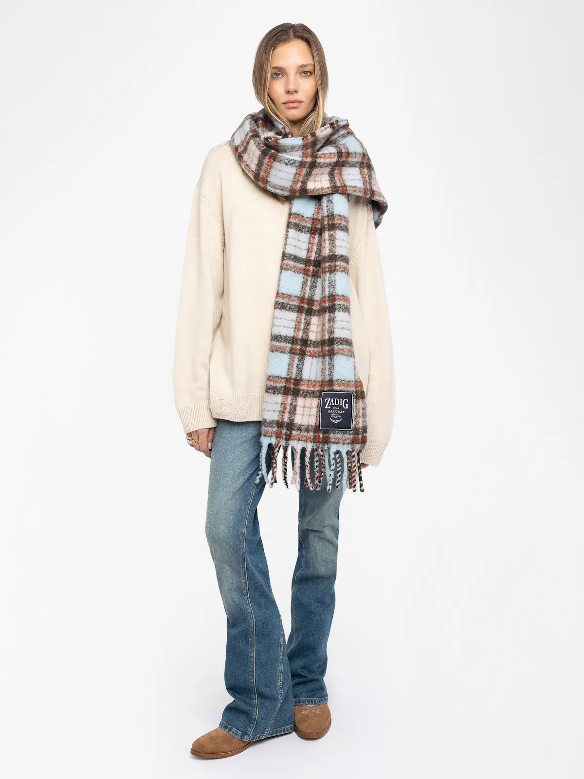 Foulard Joan Tartan
