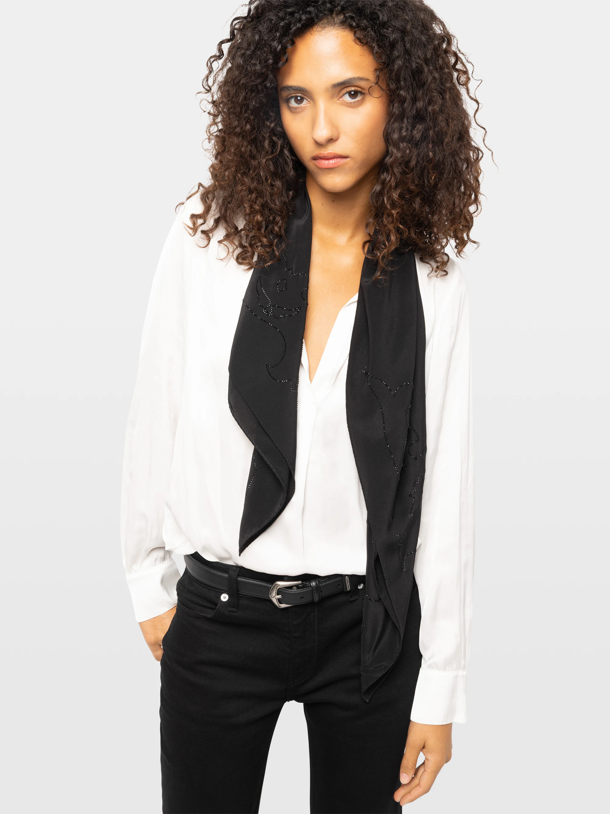 Blondie 85 Strass Western Scarf
