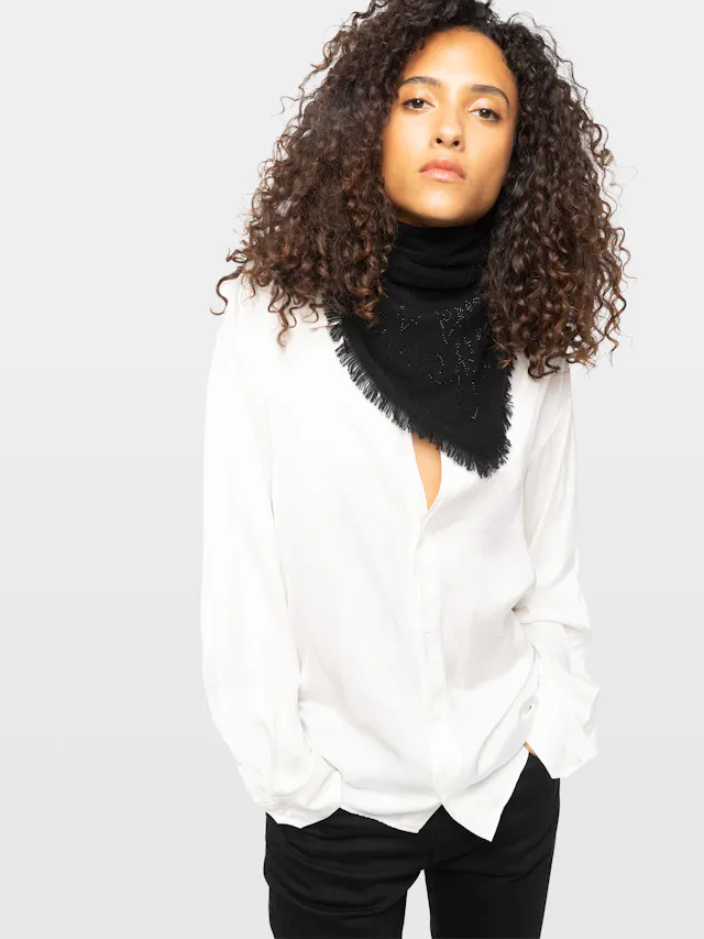 Mini Stevie Strass Western Scarf 55