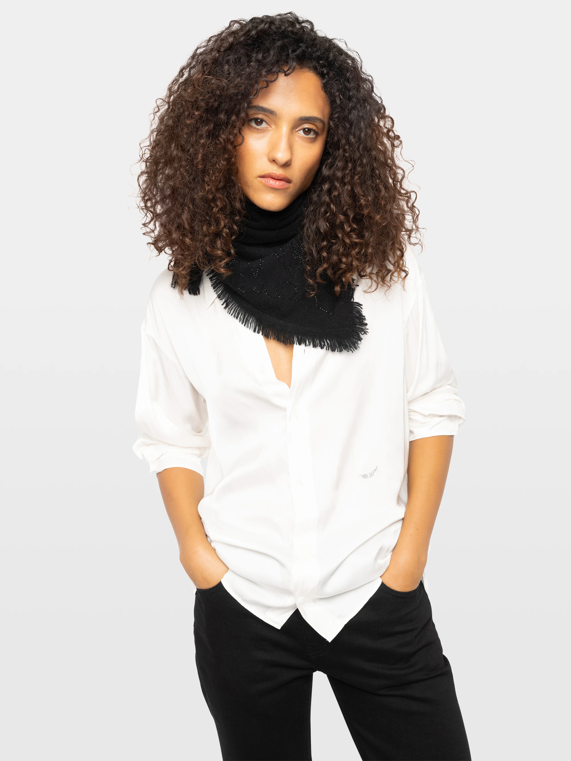 Mini Stevie Strass Western Scarf 55