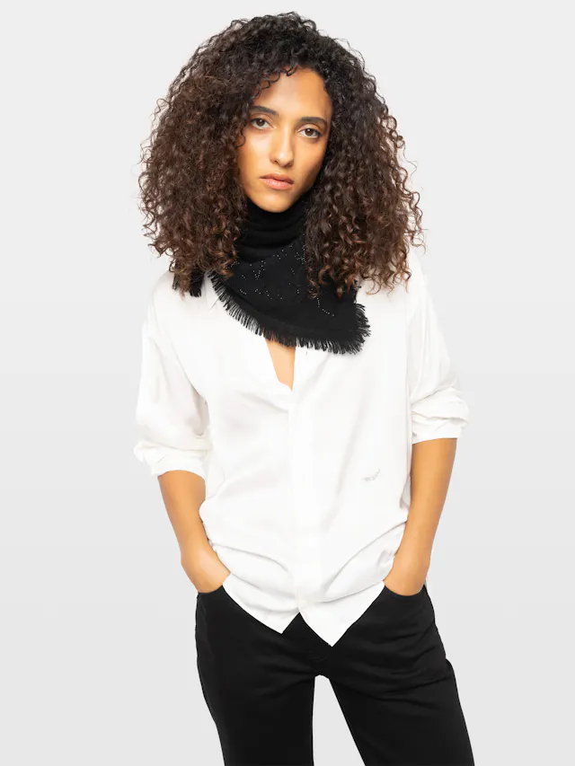 Mini Stevie Strass Western Scarf 55