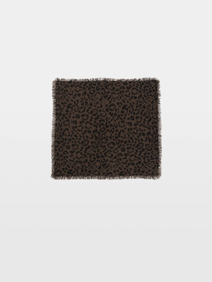 Zadig & Voltaire Mini Stevie Leo Scarf In Wood