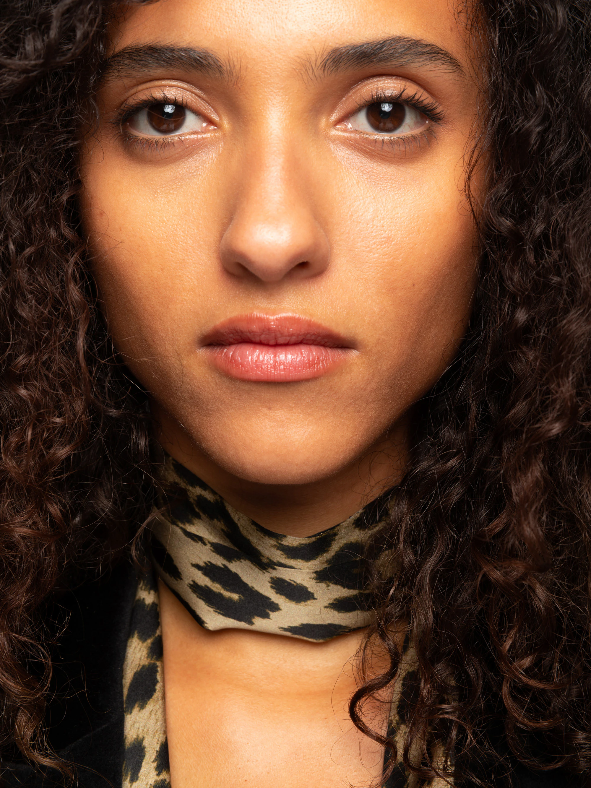 Hannah Leopard Scarf