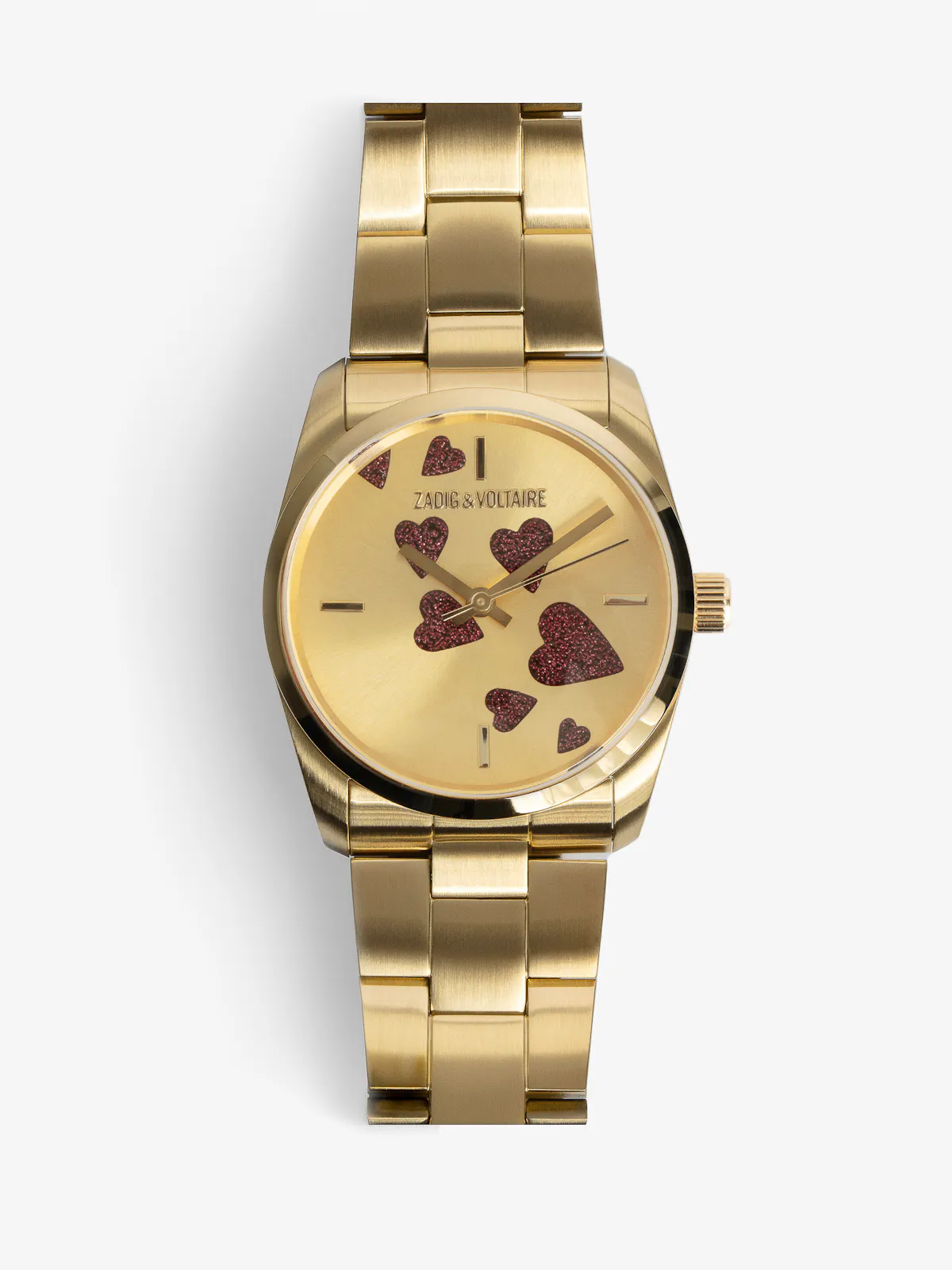 Zadig Strass Heart Watch