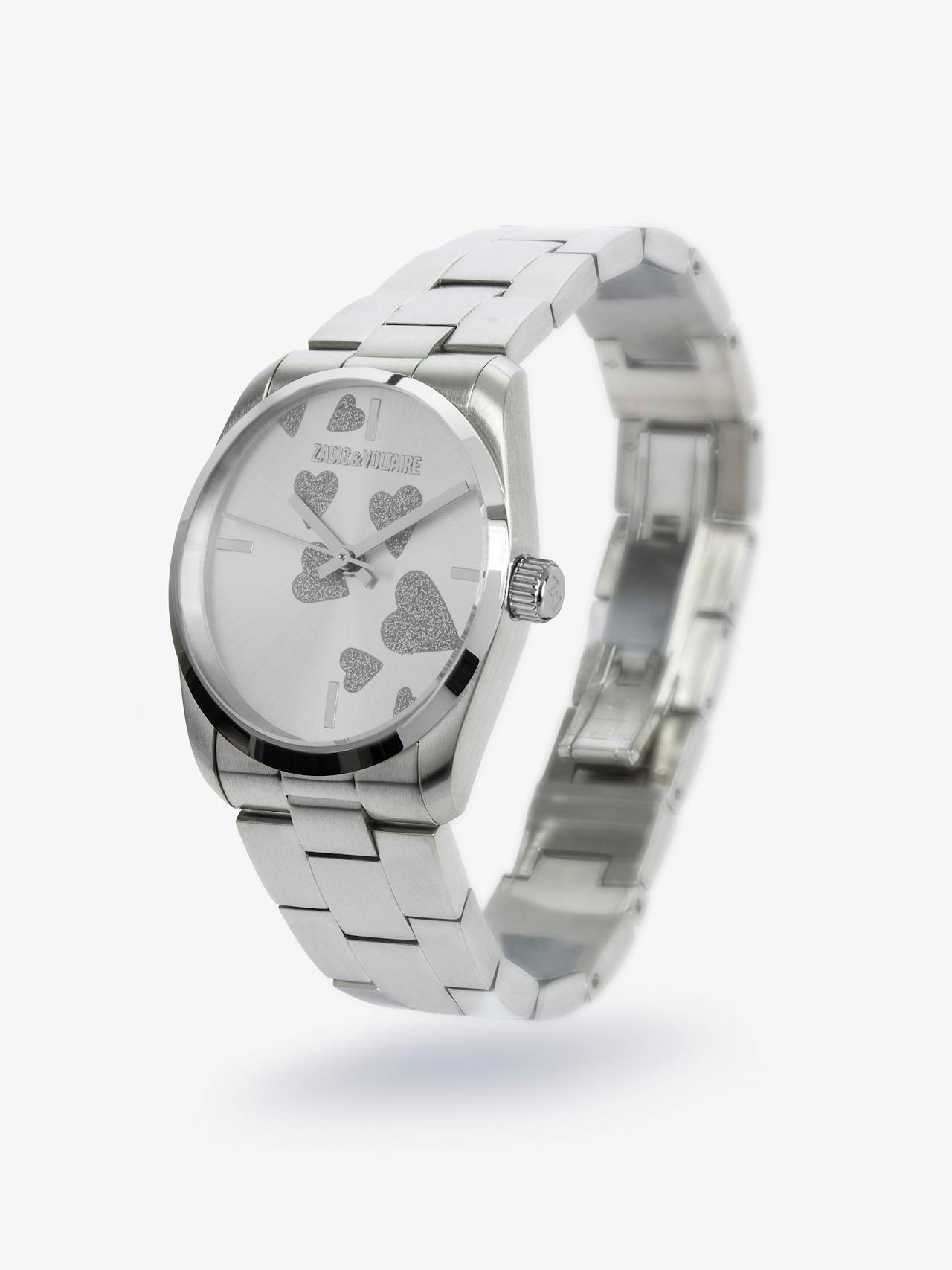 Zadig Strass Heart Watch