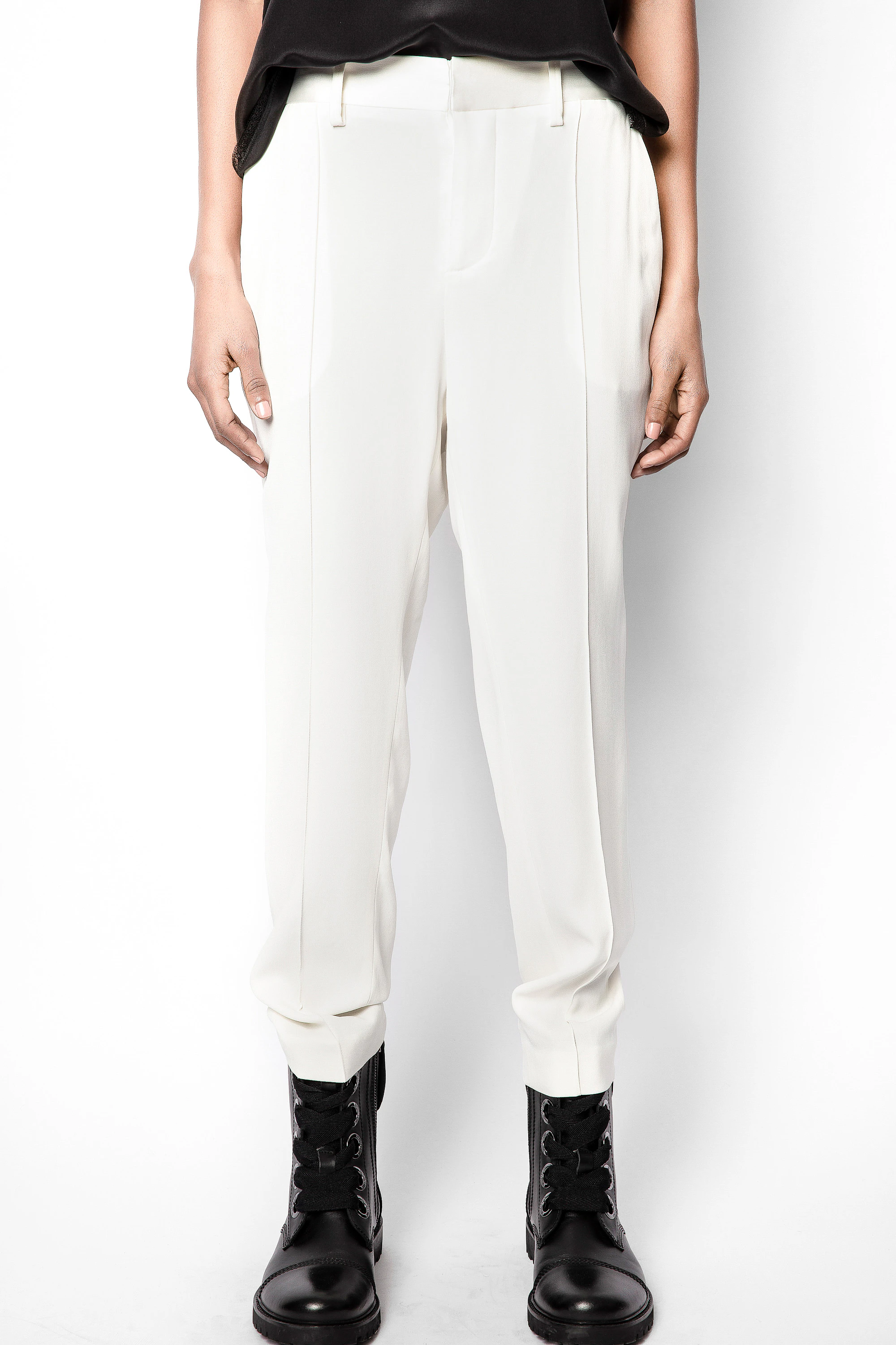 Panda Crepe Pants thumbnail 4