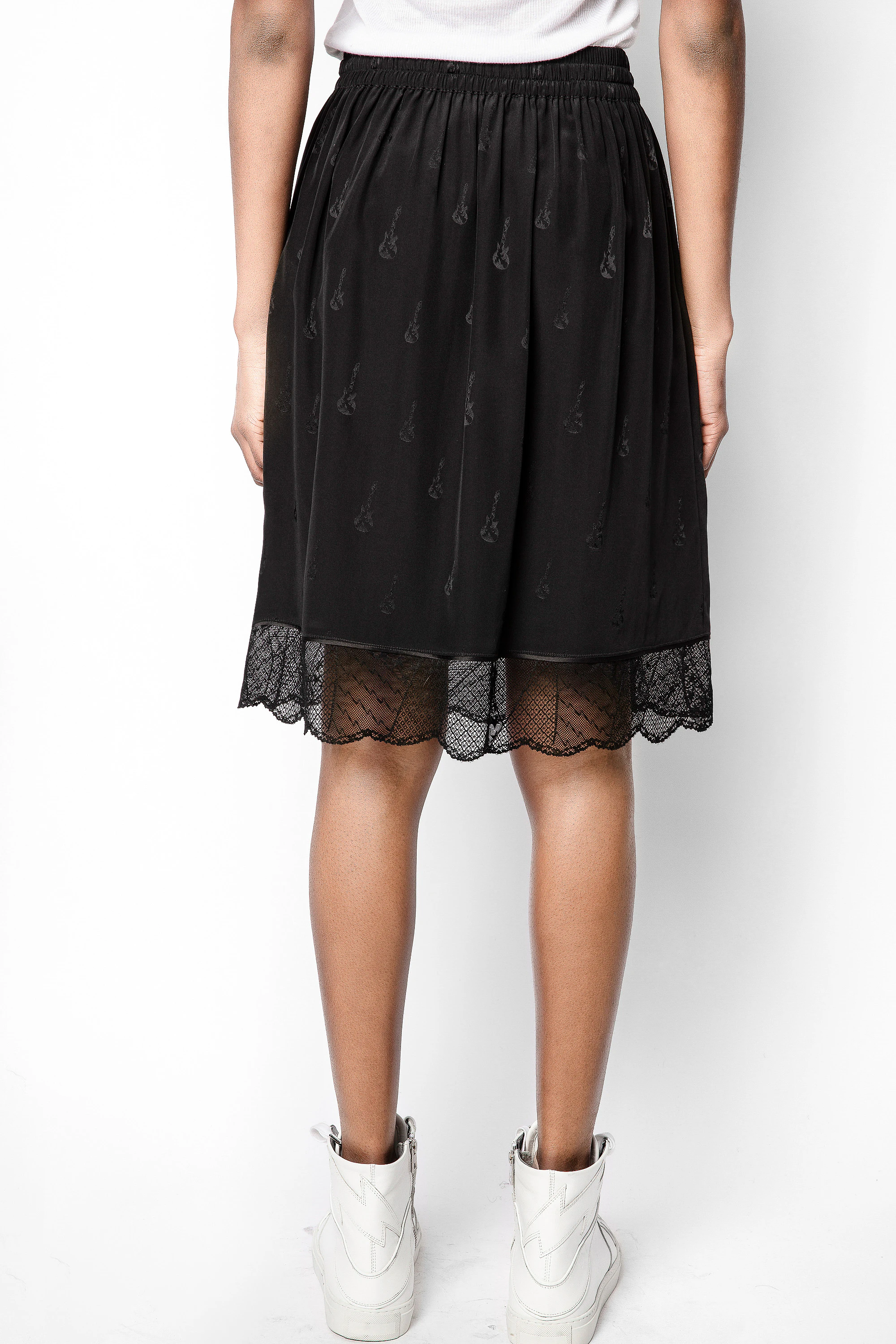Jac Guitar Silk Skirt skirt black women | Zadig&Voltaire