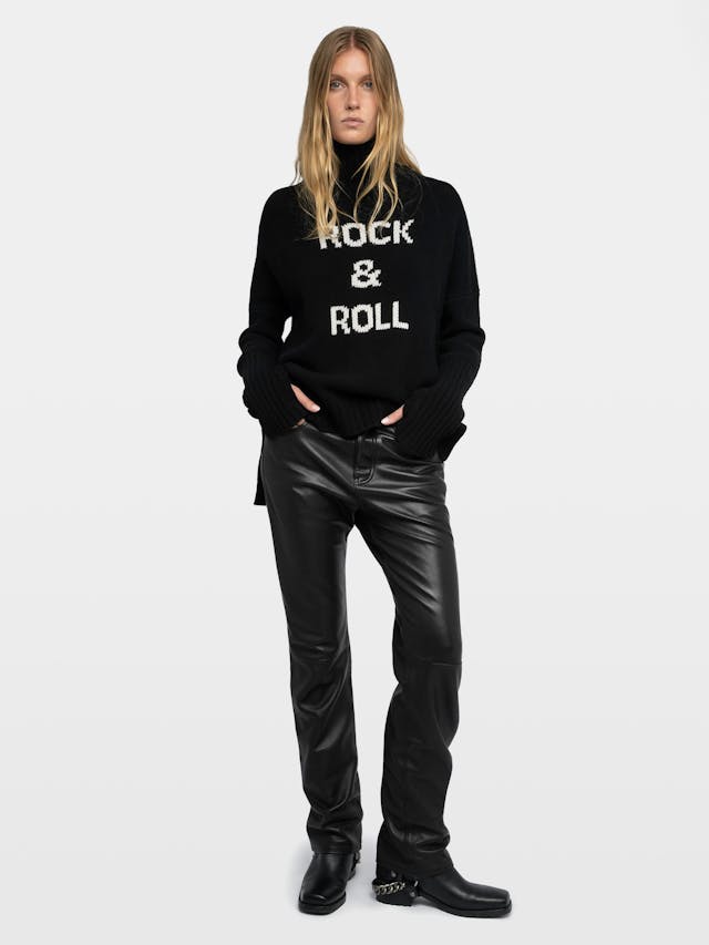 Alma Rock and Roll Turtleneck Sweater
