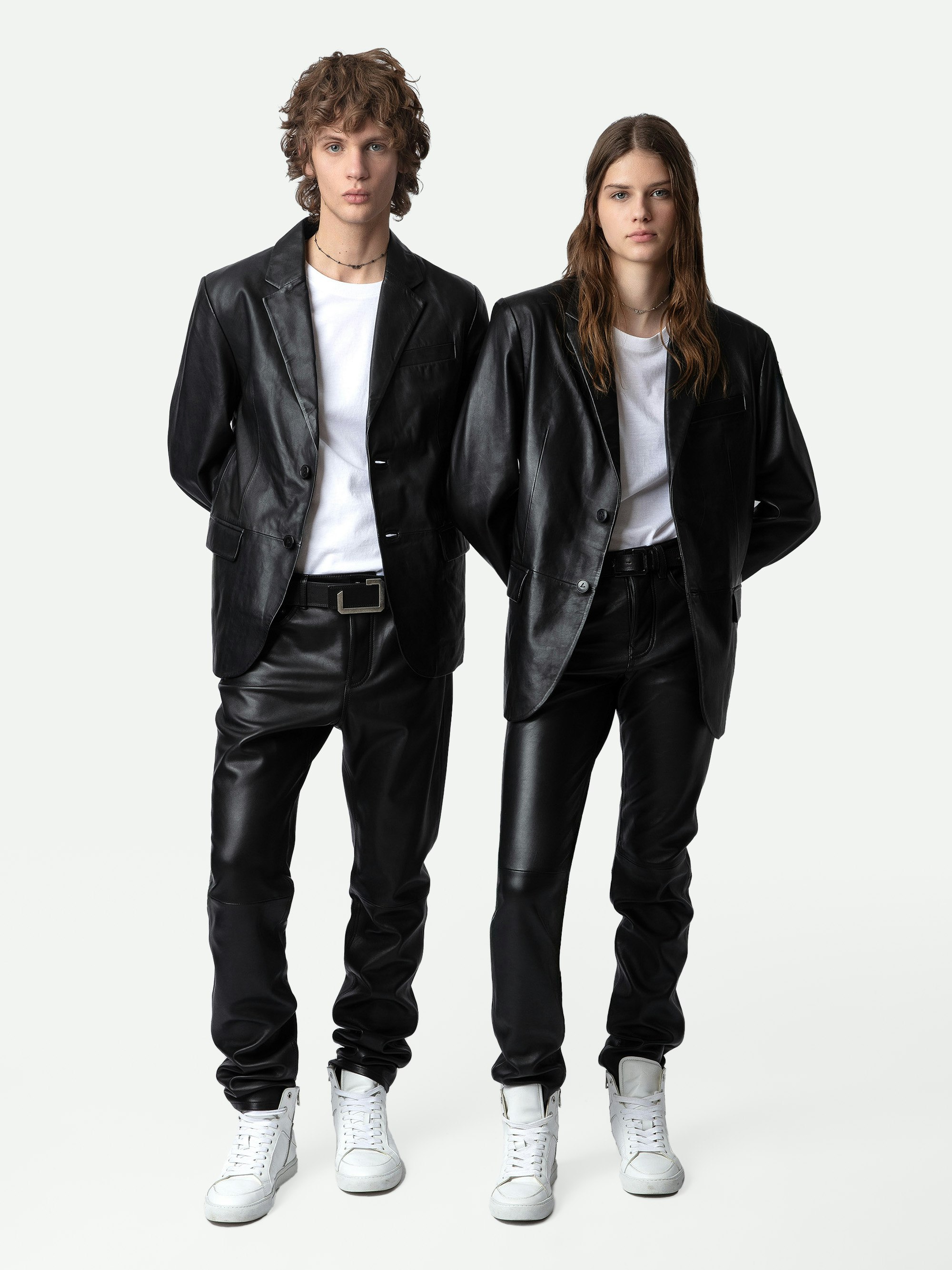 Valfried Leather Blazer
